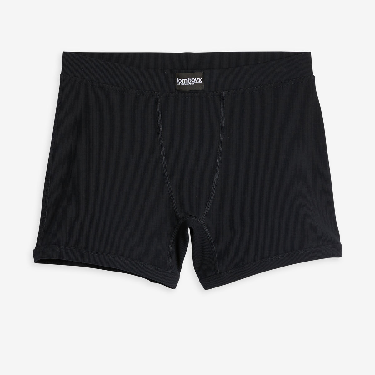 Bamboo Rib 4.5" Trunks - Black