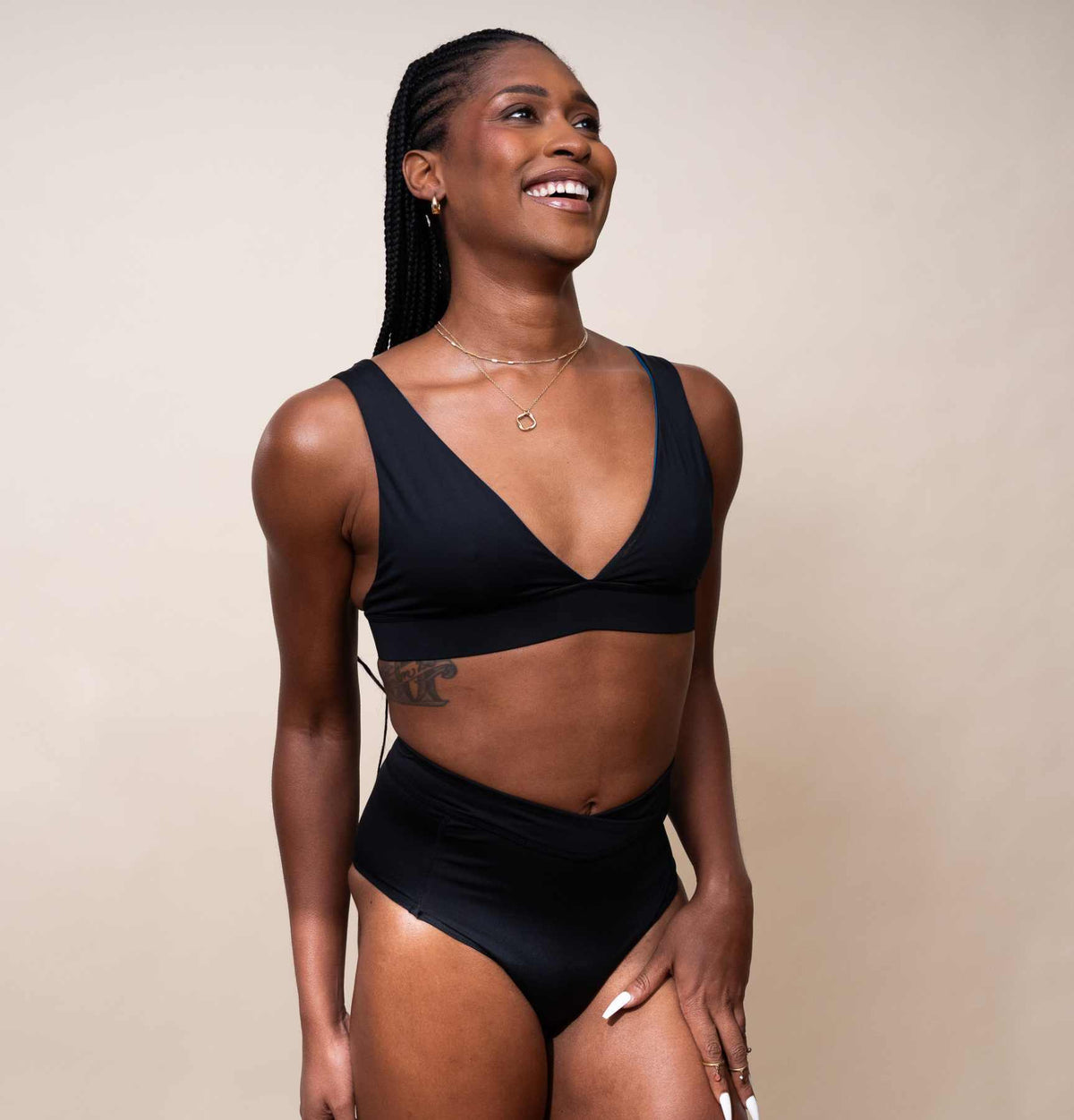 Swim Tucking Hipster - Black