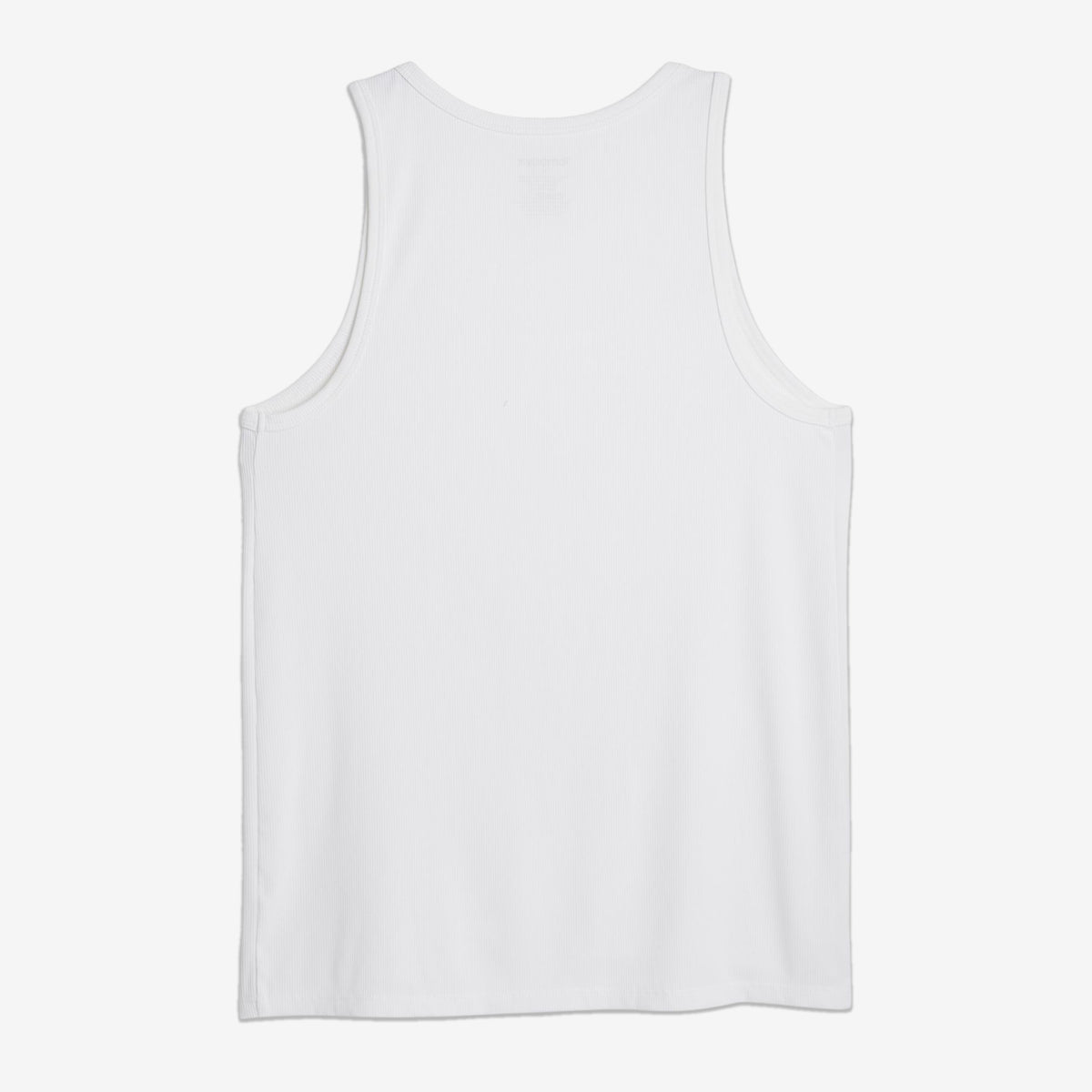 Bamboo Rib Tank - White