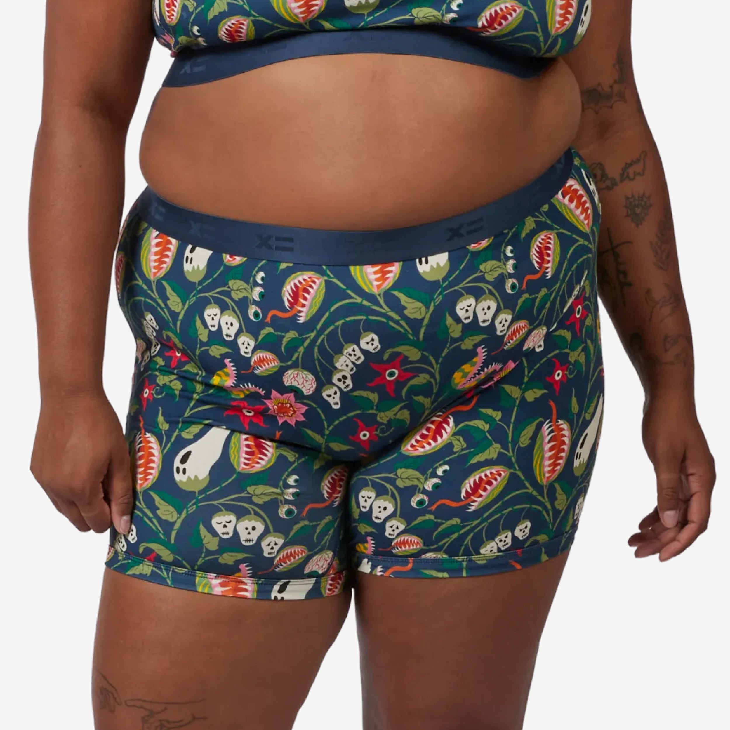 6" No Fly Boxer Briefs - Deadly Bloom