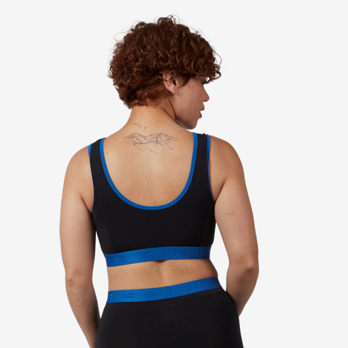 Essentials Soft Bra - TENCEL Modal Ink Blue Edge