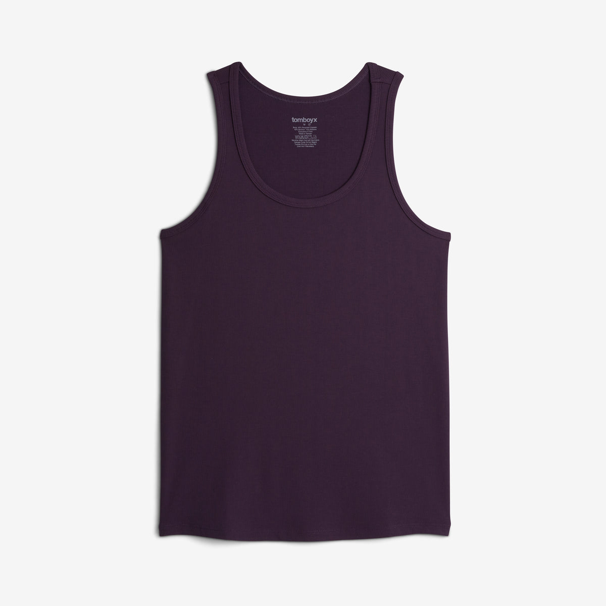 Bamboo Rib Tank - Plum