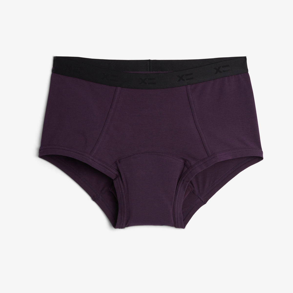 First Line Period Boy Shorts - Plum