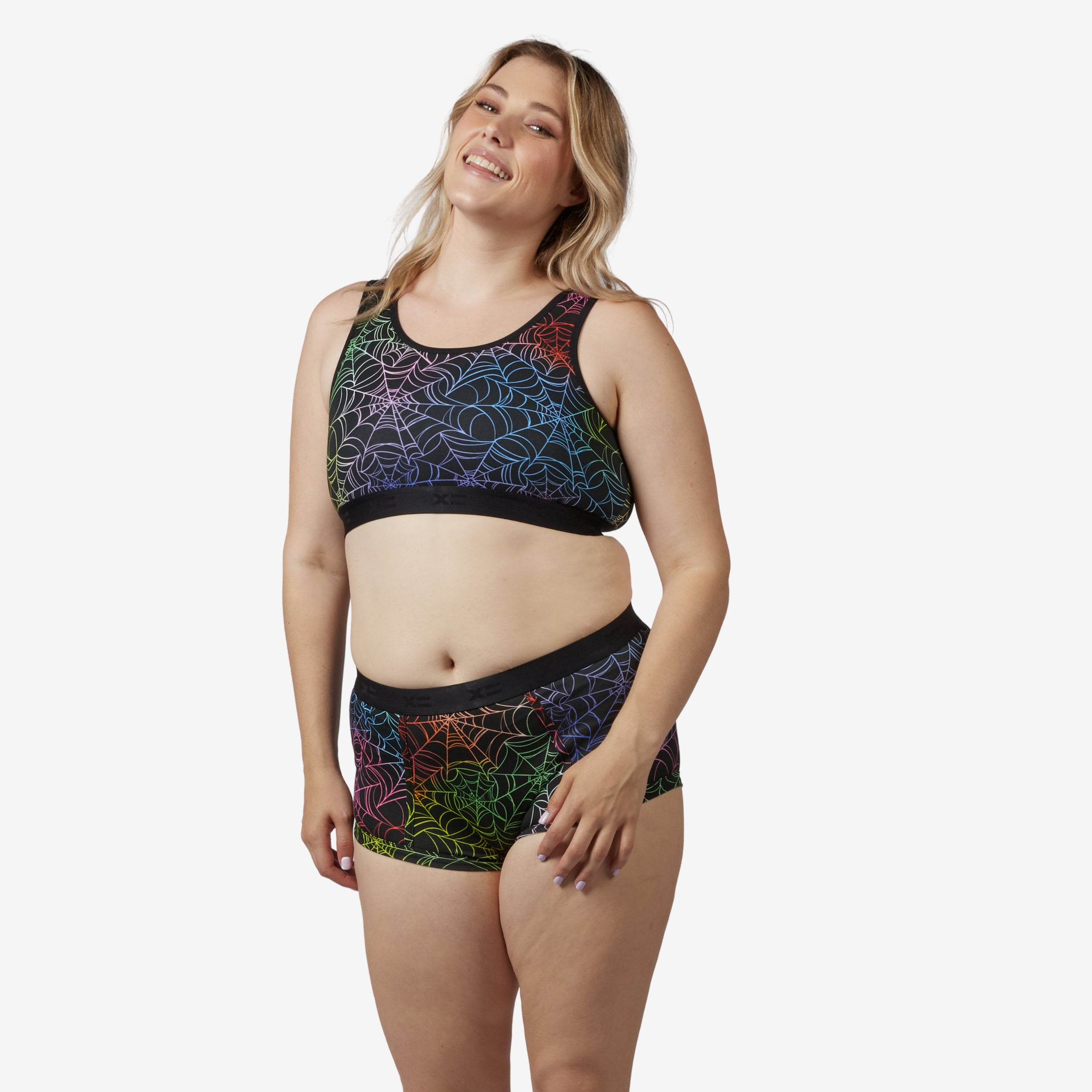 Model: Natalie is 5'11" and wears a Medium