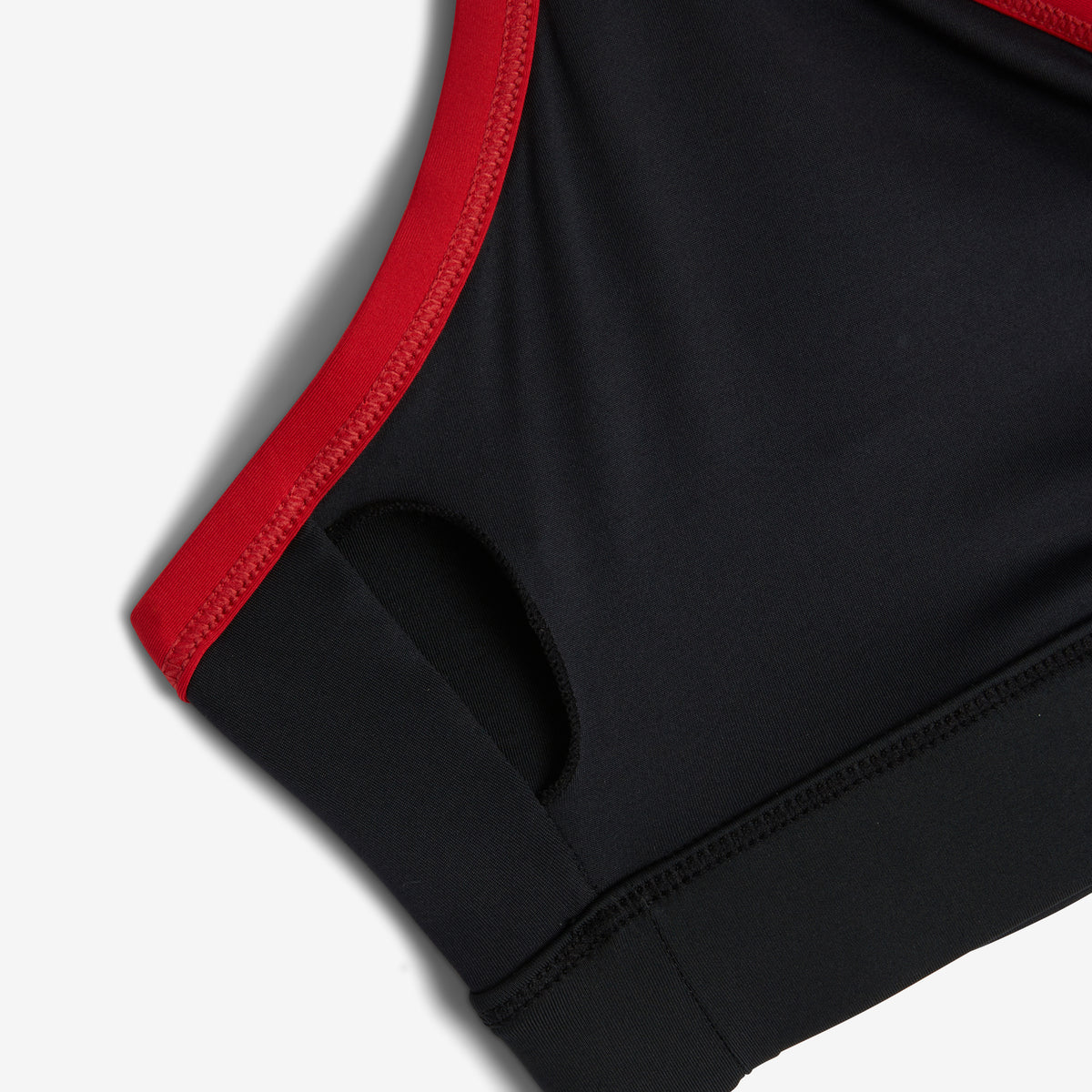 Swim Wrap Top - Red Edge