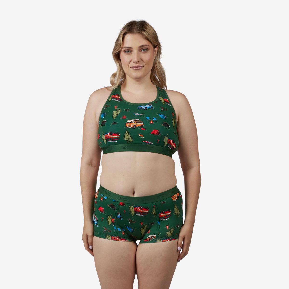 Model: Natalie is 5'11" and wears a Medium