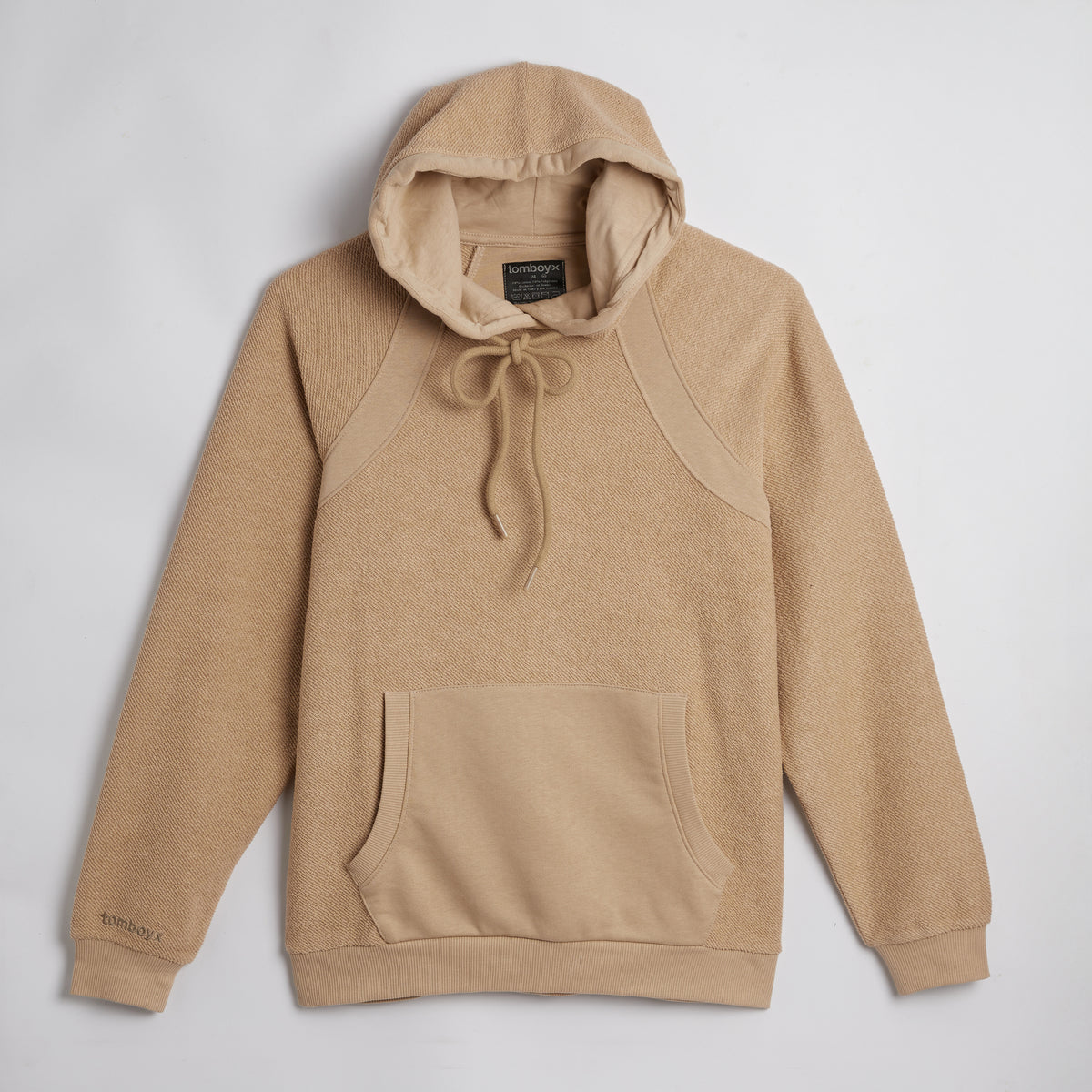 Inside Out French Terry Hoodie - Taupe