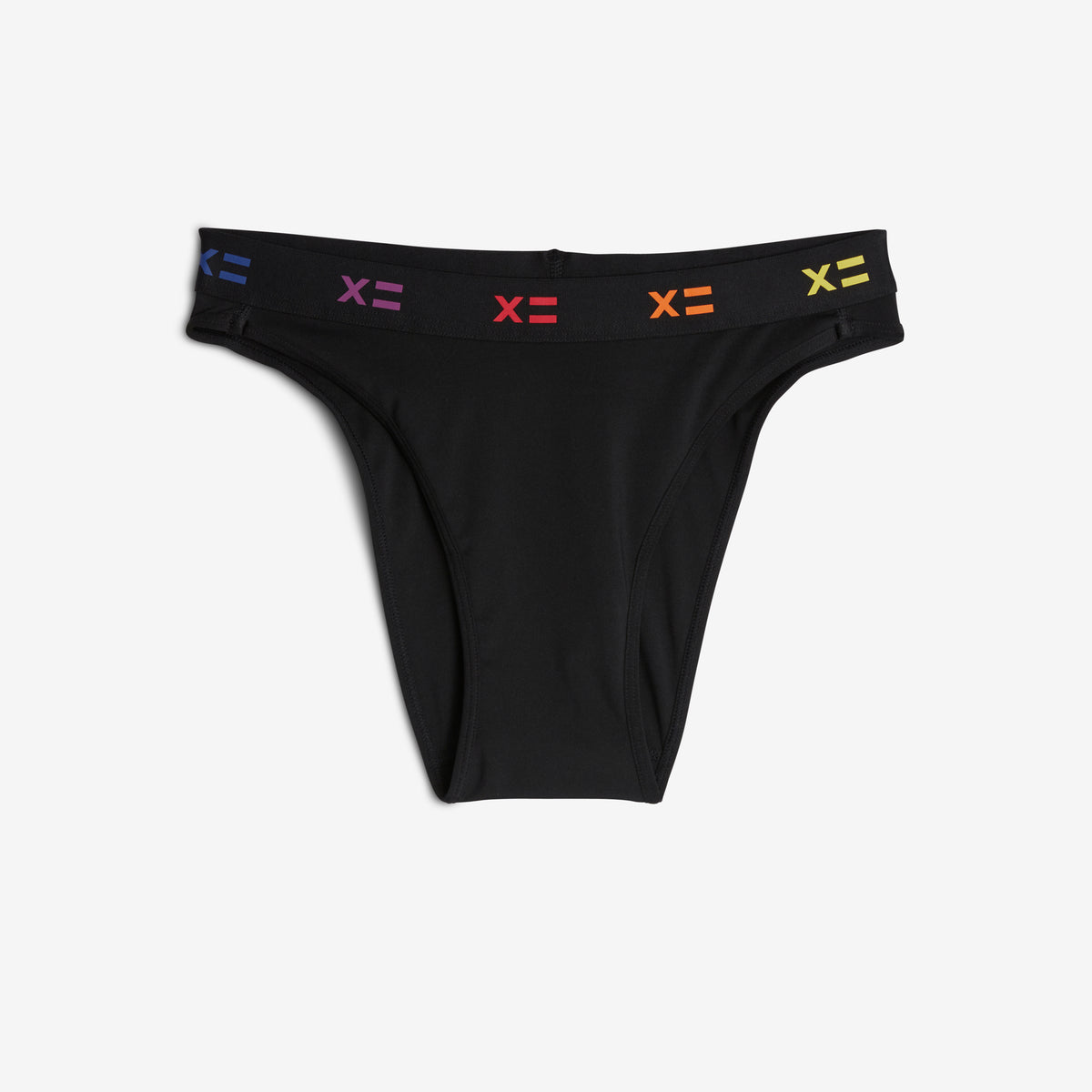 SmoothTuck Tucking Hi Leg Bikini - Black Rainbow
