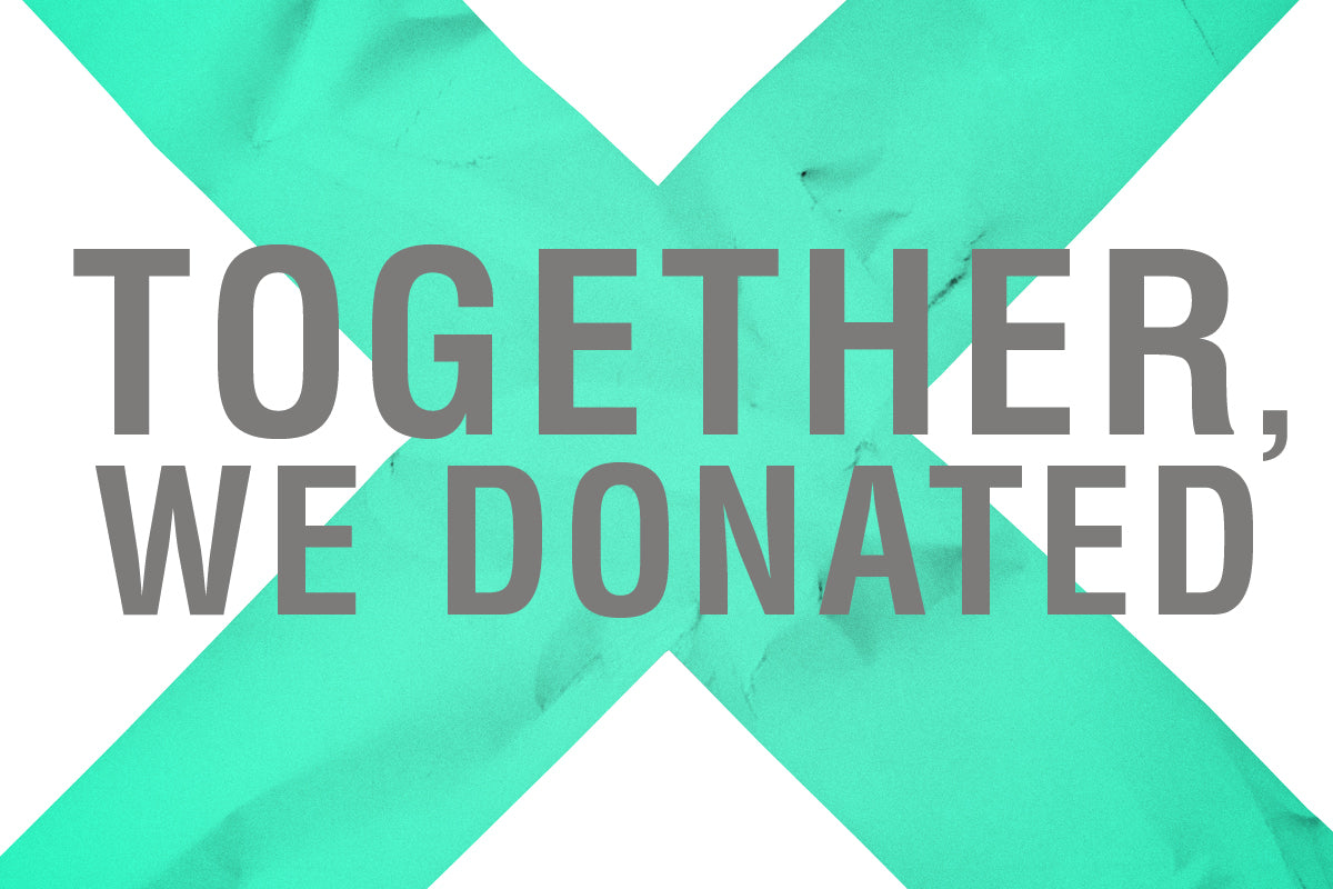 Together, We donated