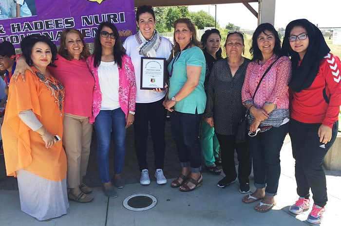 Haley Carter, Soccer Pro Coaching Future Champs in Afghanistan