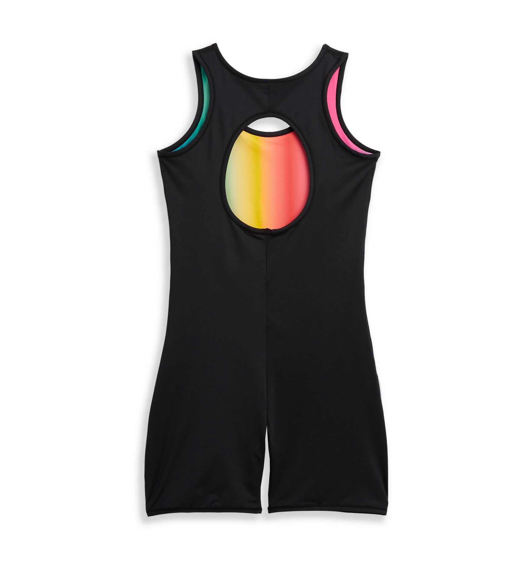Swim 6" Reversible Sleeveless Unisuit - Melting Rainbow