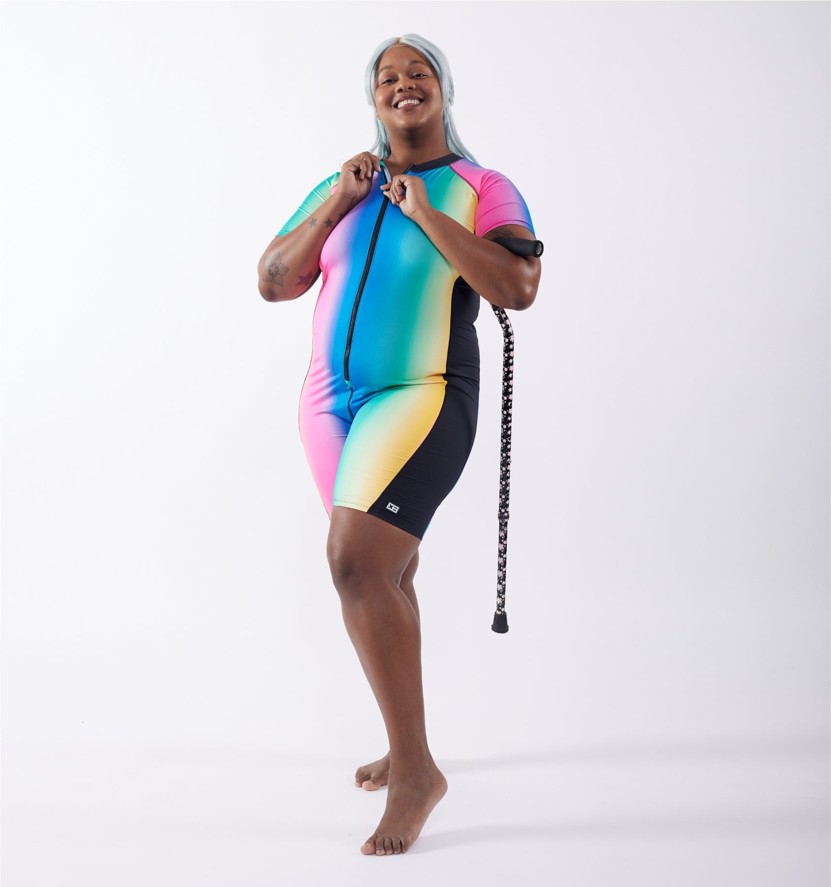 Model:Saira is 5'7" and wear a 2x