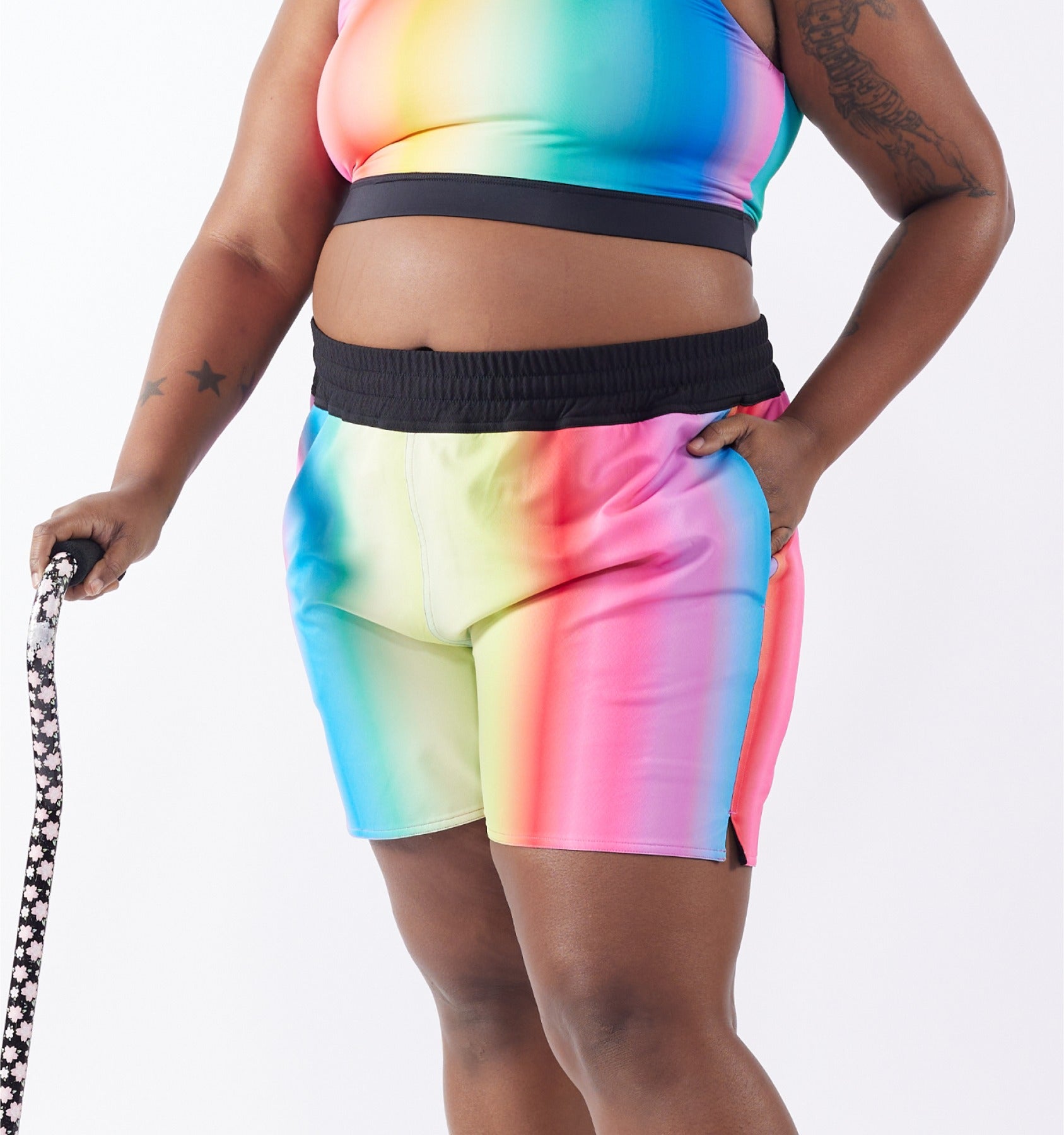 Model:Saira is 5'7" and wear a 2x