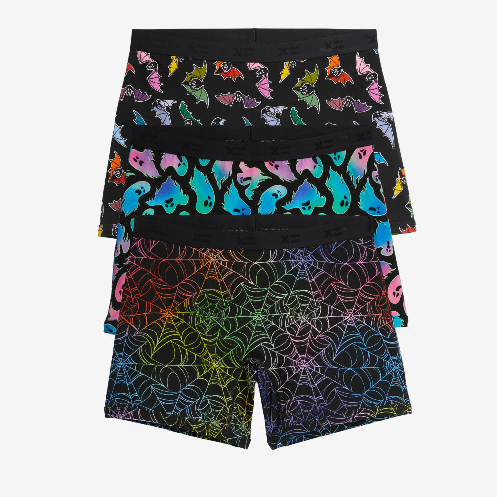 6" No Fly Boxer Briefs 3-Pack - Haunt With Pride
