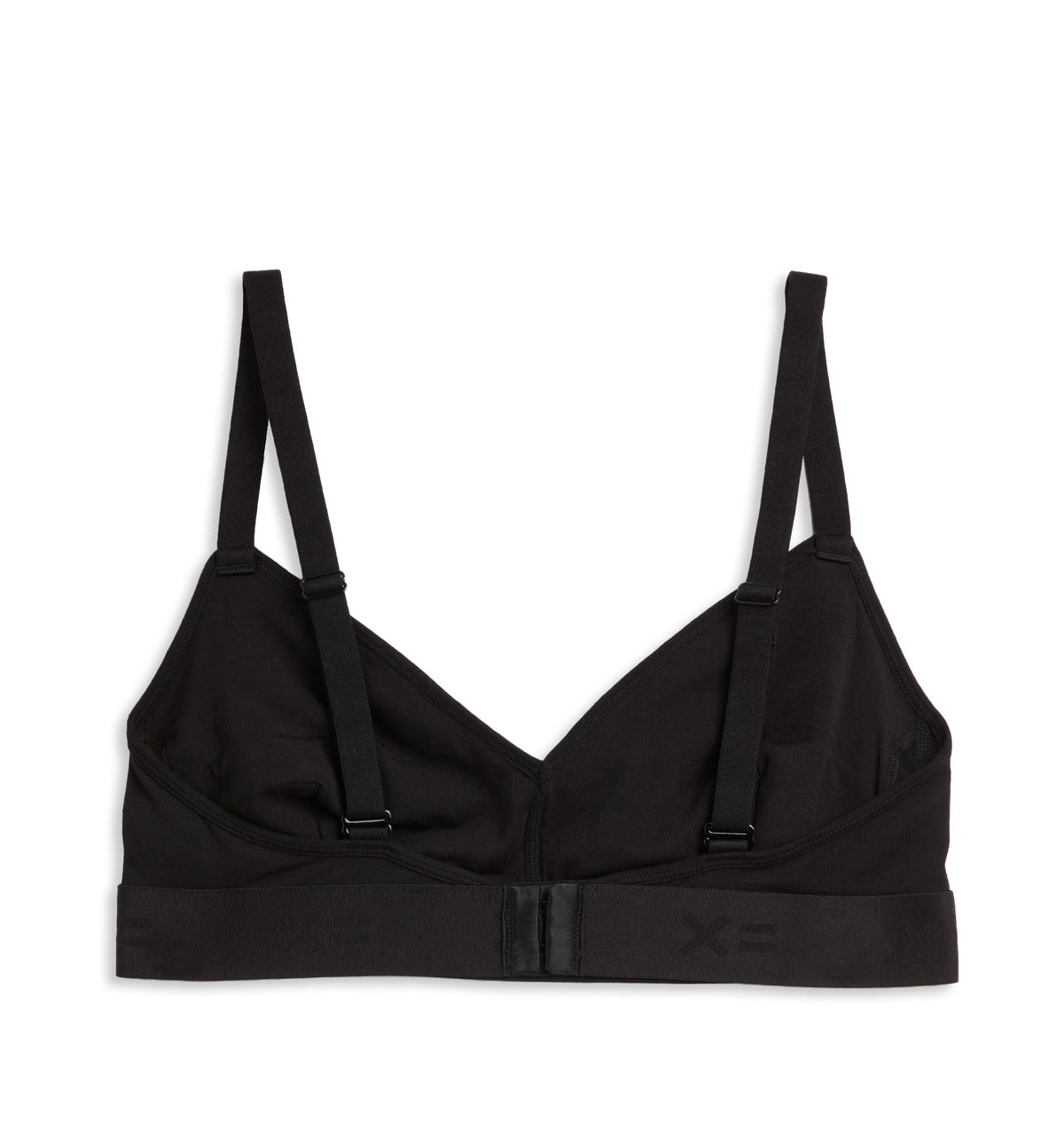 Adjustable Triangle Bralette - TENCEL™ Modal Black X= Imperfects