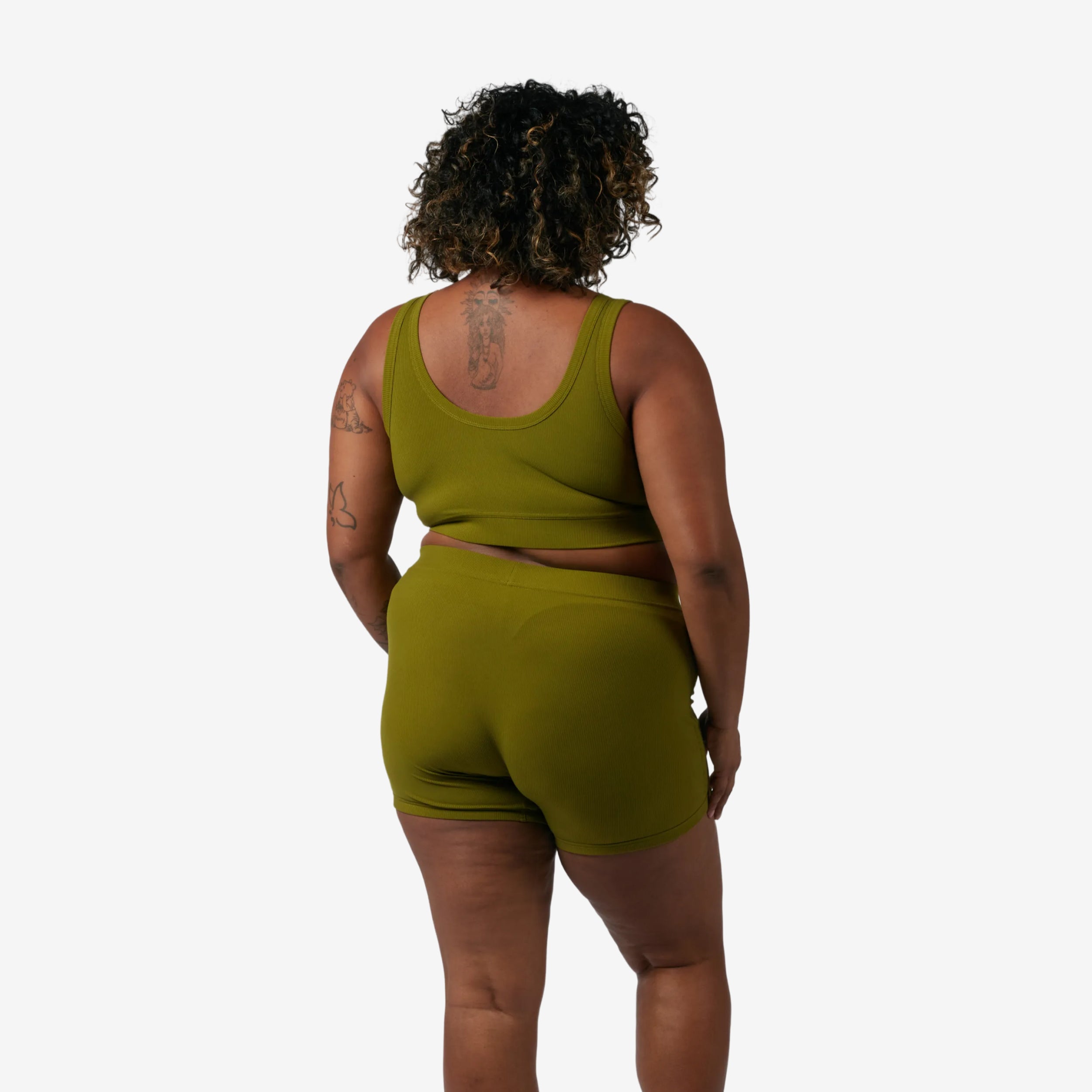 Bamboo Rib 4.5" Trunks - Avocado