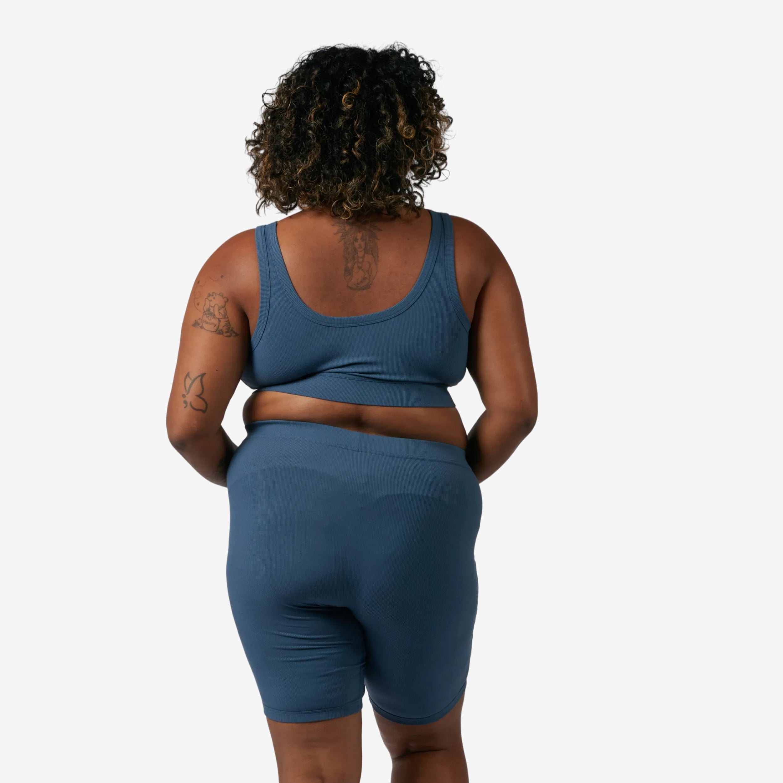 Bamboo Rib 9" Boxer Briefs - Bering Sea