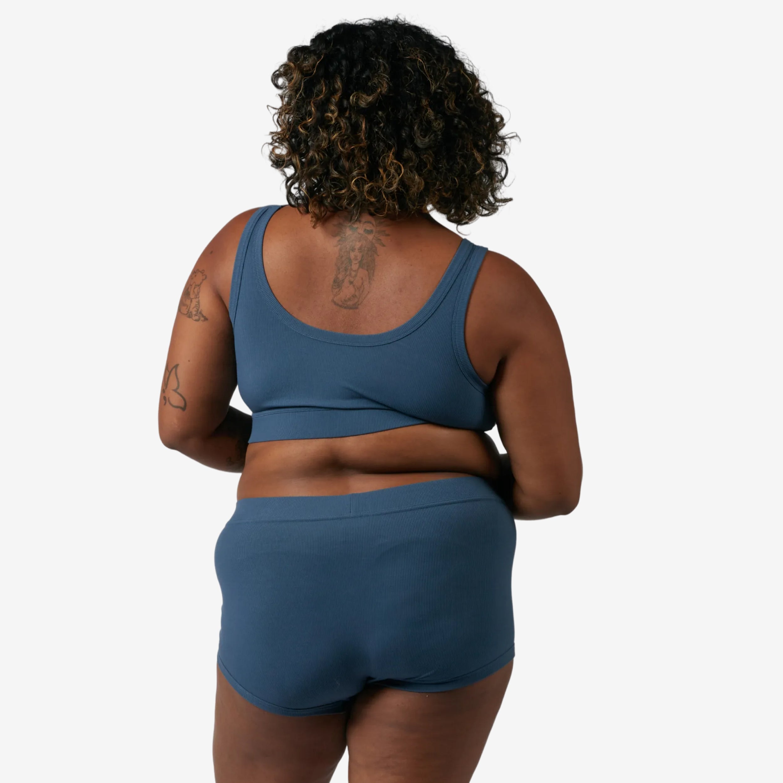 Bamboo Rib Essentials Soft Bra - Bering Sea