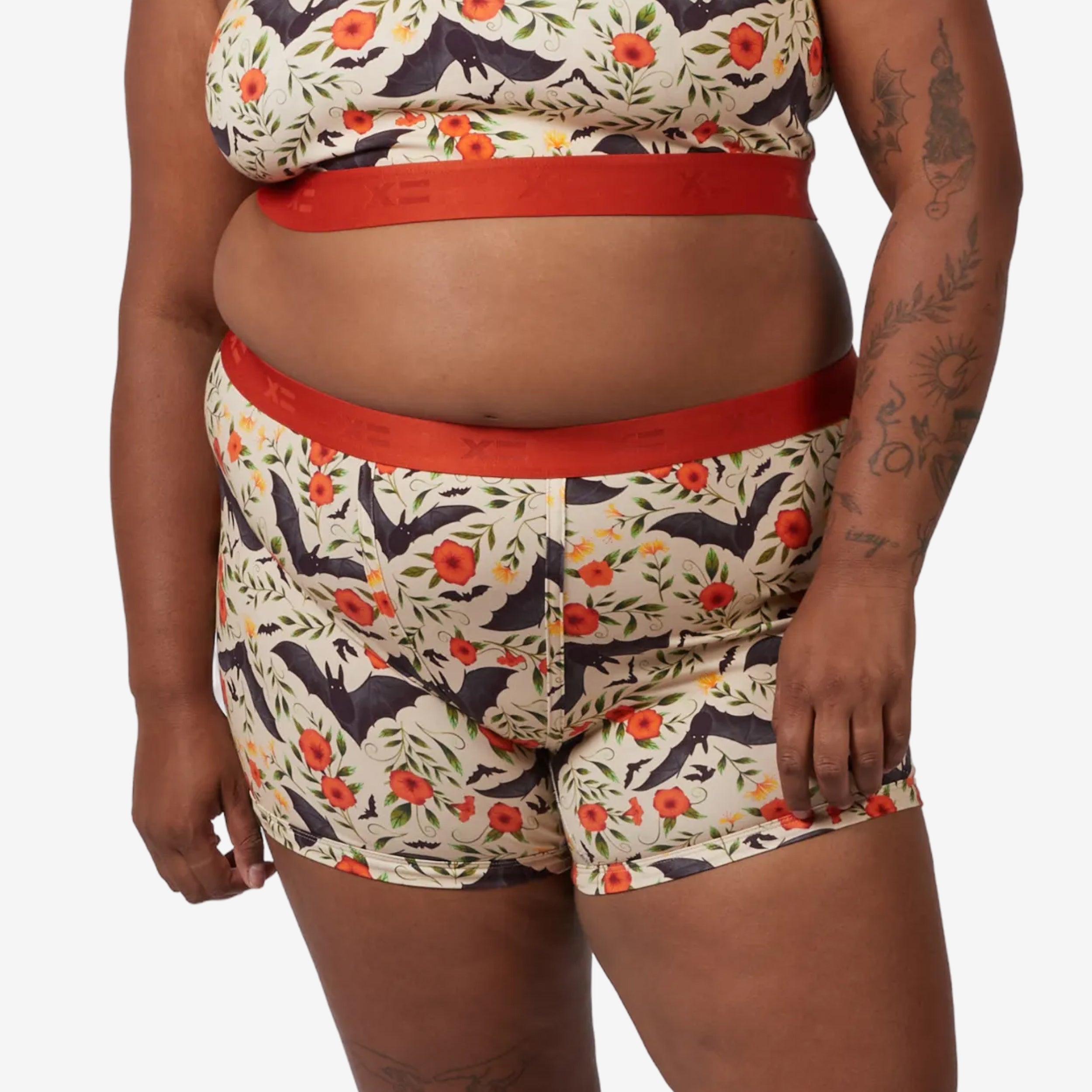 4.5" Trunks - Batwing Brocade Chai