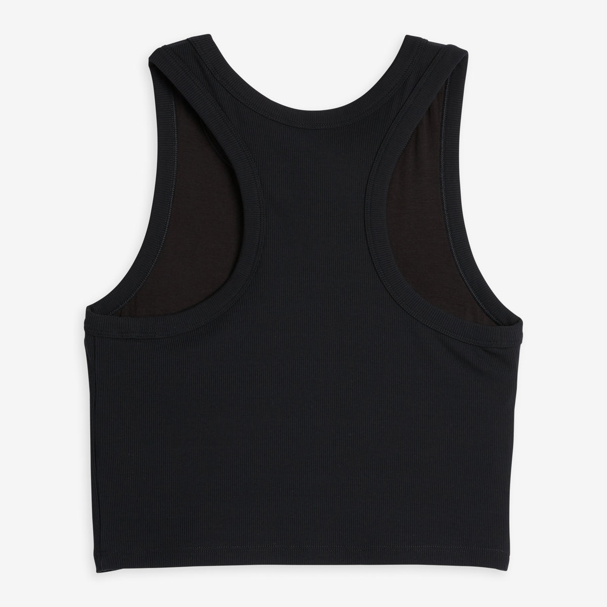 Bamboo Rib Bra Top - Black