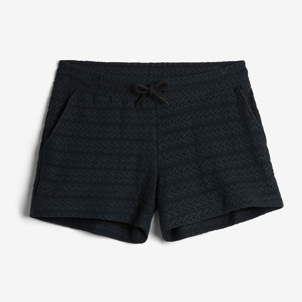 Crochet Cabana Short - Black