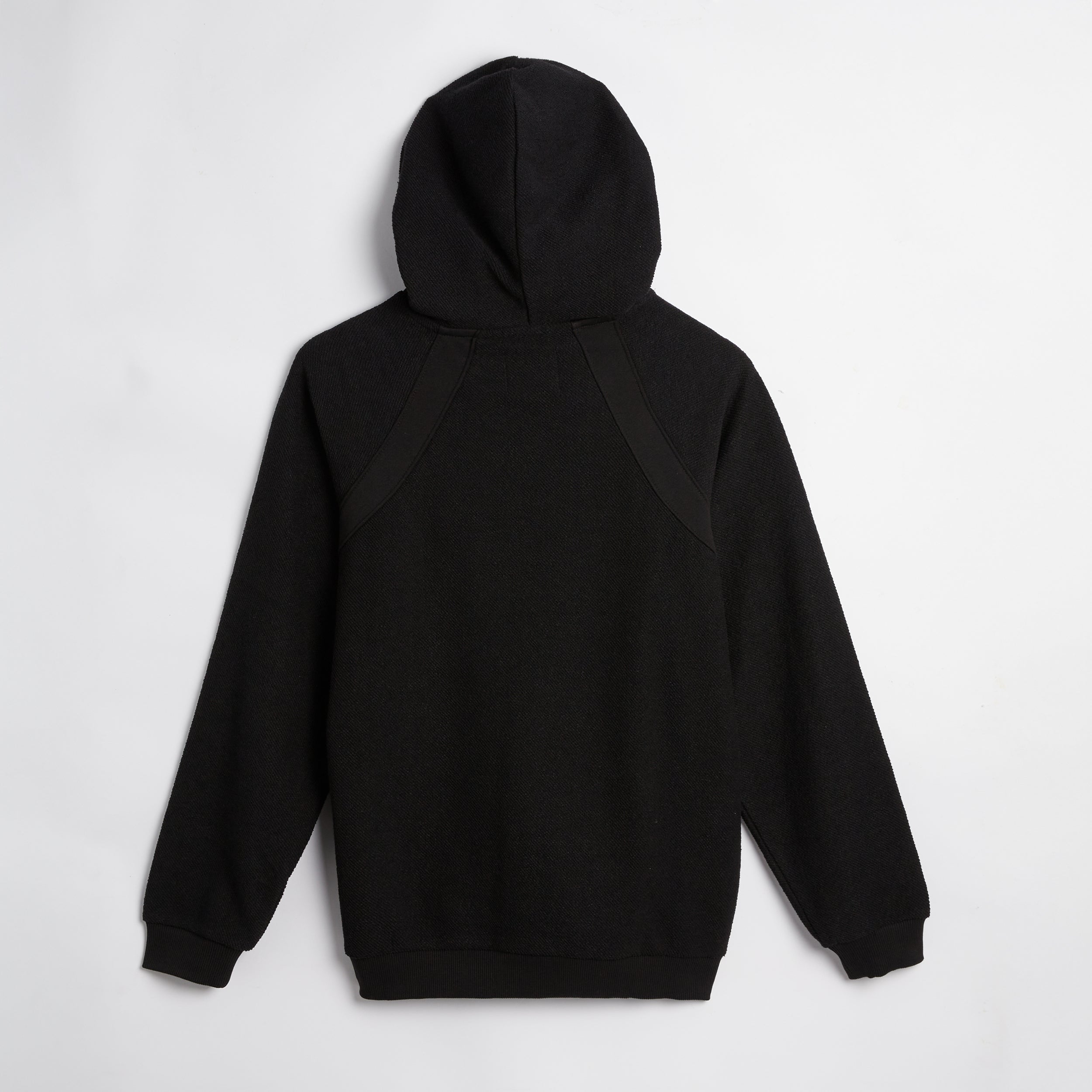 Inside Out French Terry Hoodie - Black