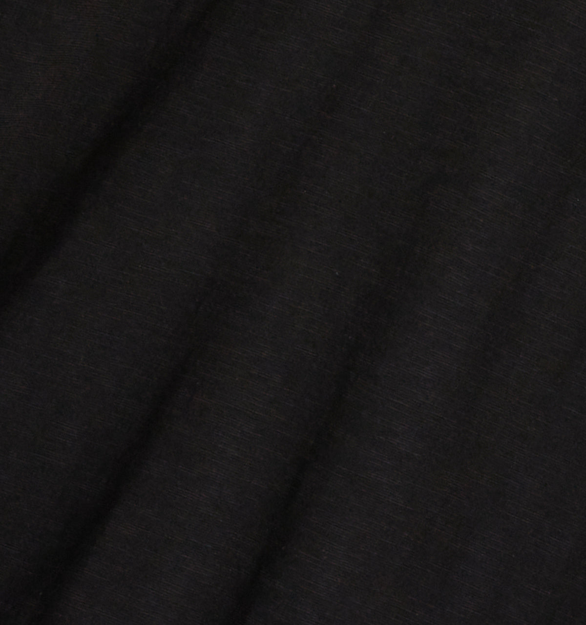 Short Sleeve Jersey Slub V Neck Tee - Black