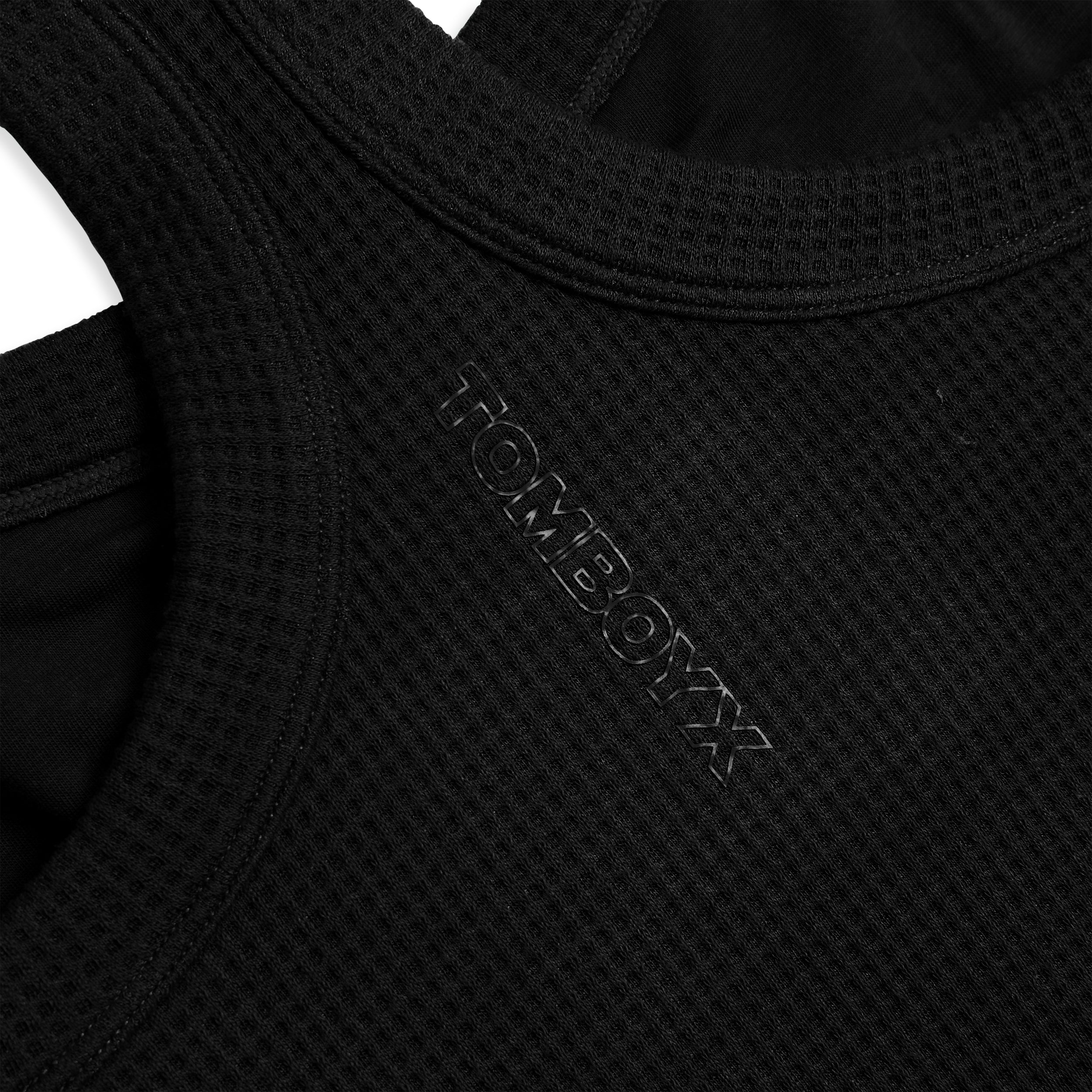 Modal Cloud Waffle Bra Top - Black Beauty