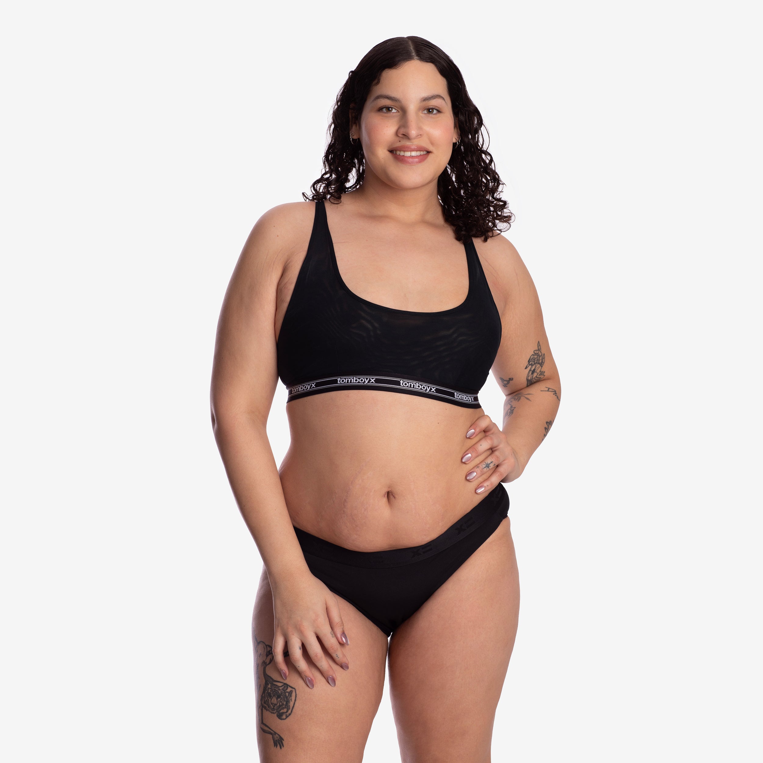 Model: Mila is 6'1" and wears an XL