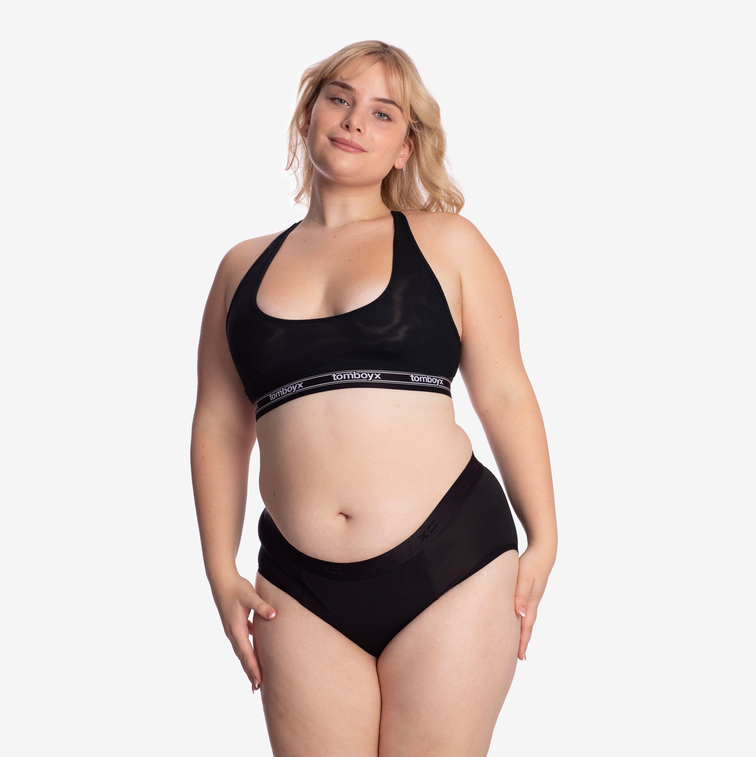 Model: Colette is 5'10" and wears a 2X