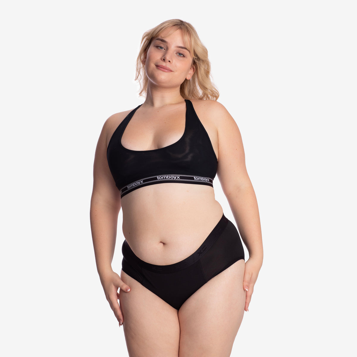 Model: Colette is 5'10" and wears a 2X