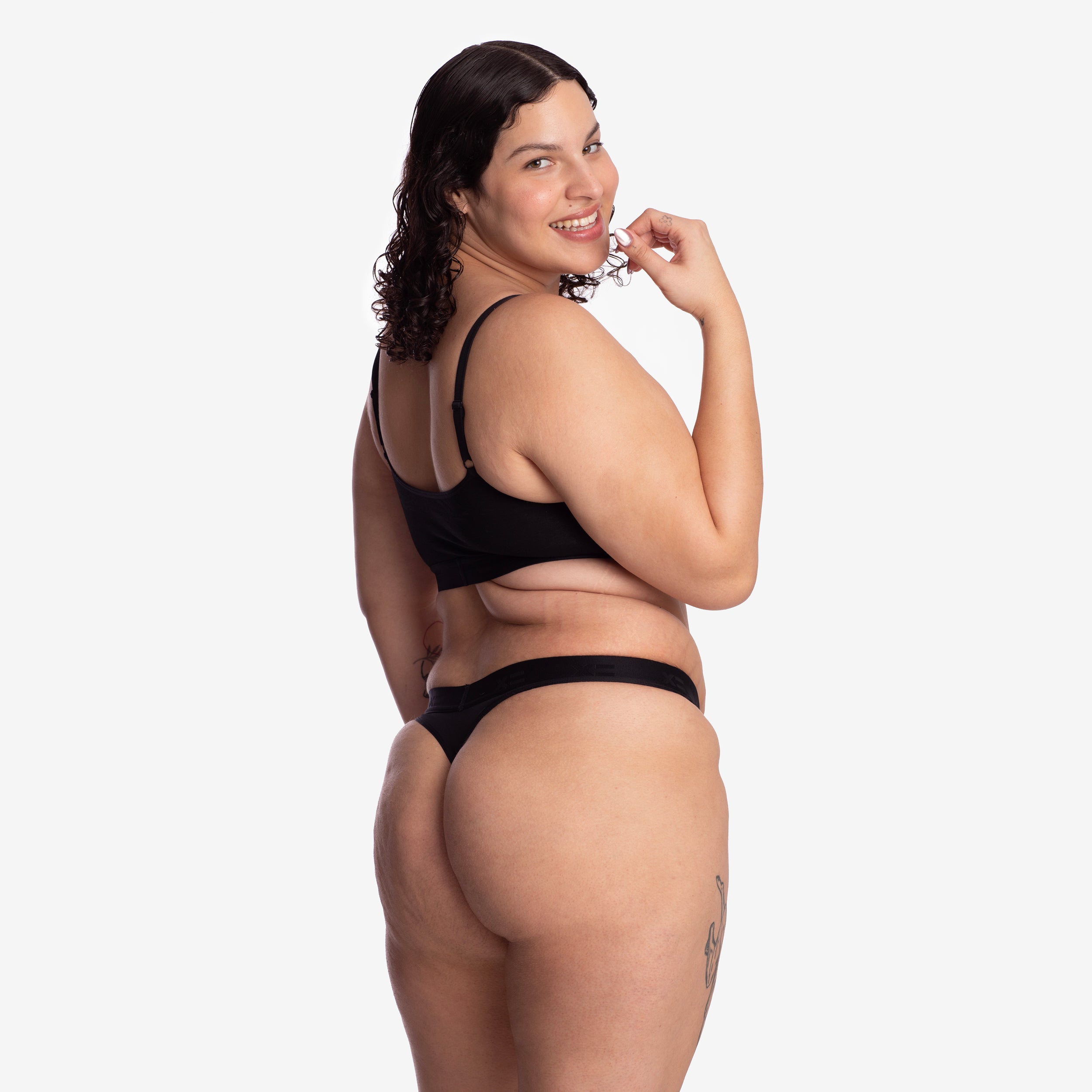 SmoothTuck Tucking Thong - Black