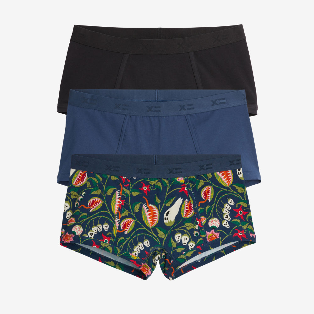 Boy Shorts 3-Pack - Deadly Bloom