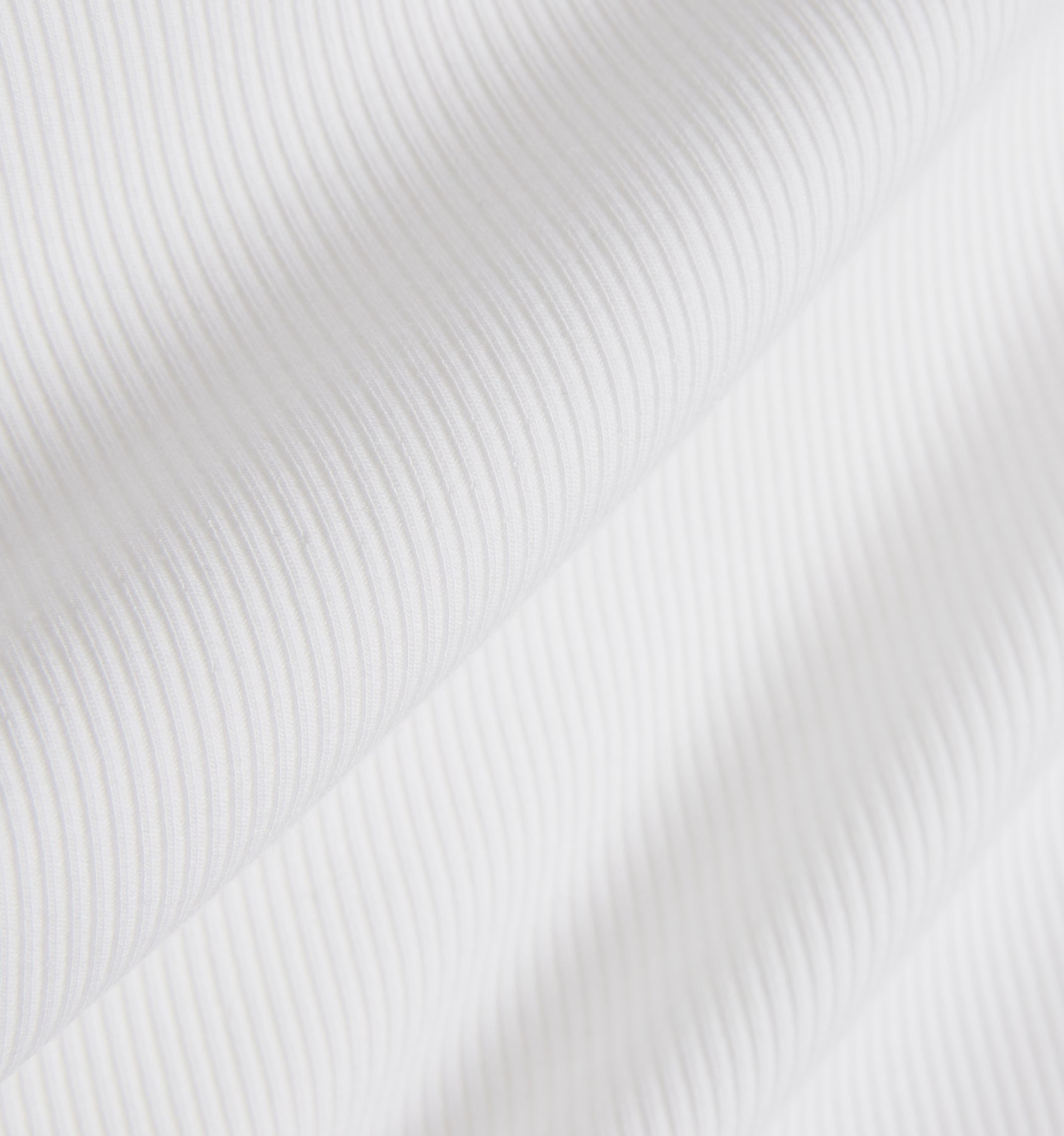 Bamboo Rib Bra Top - Bright White