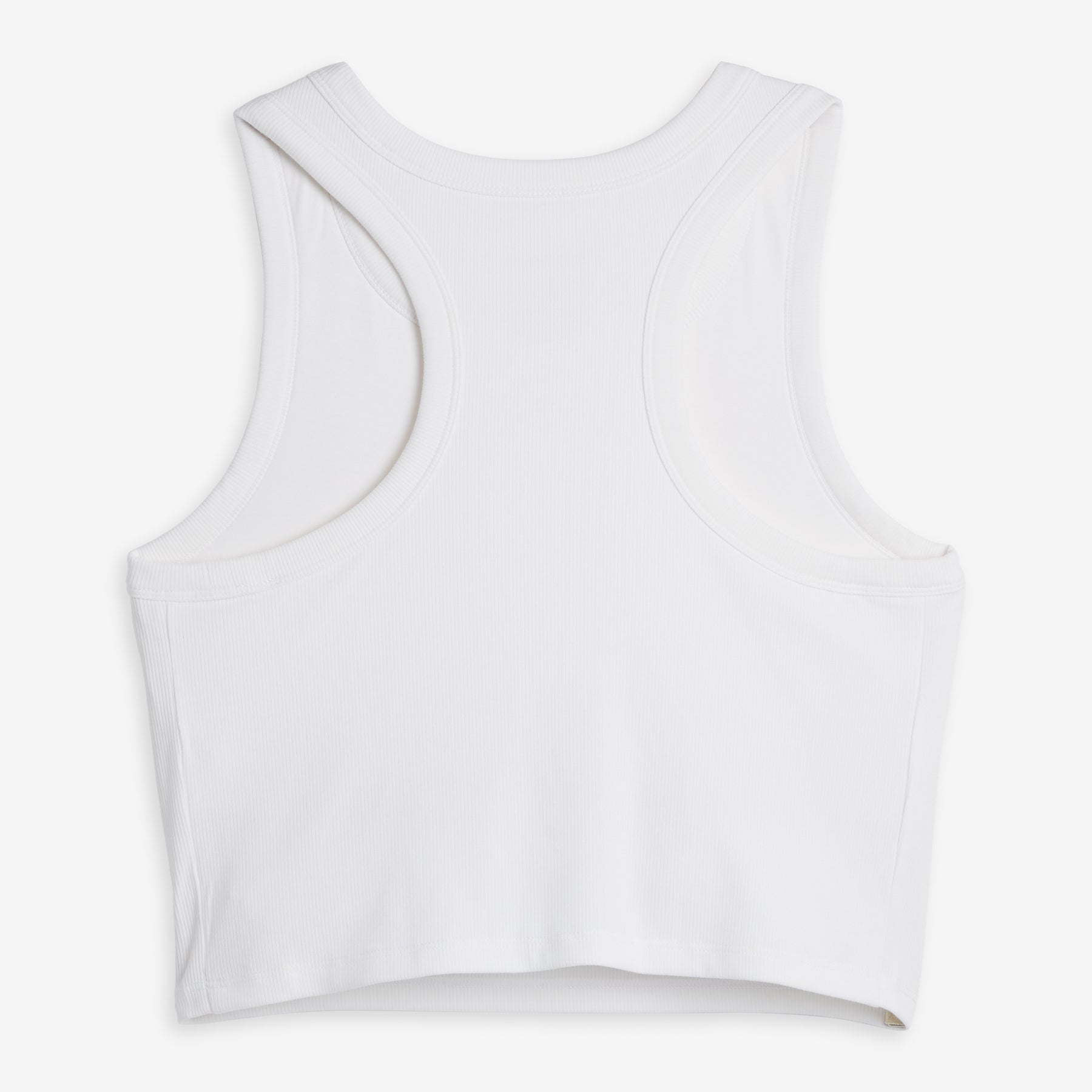 Bamboo Rib Bra Top - Bright White