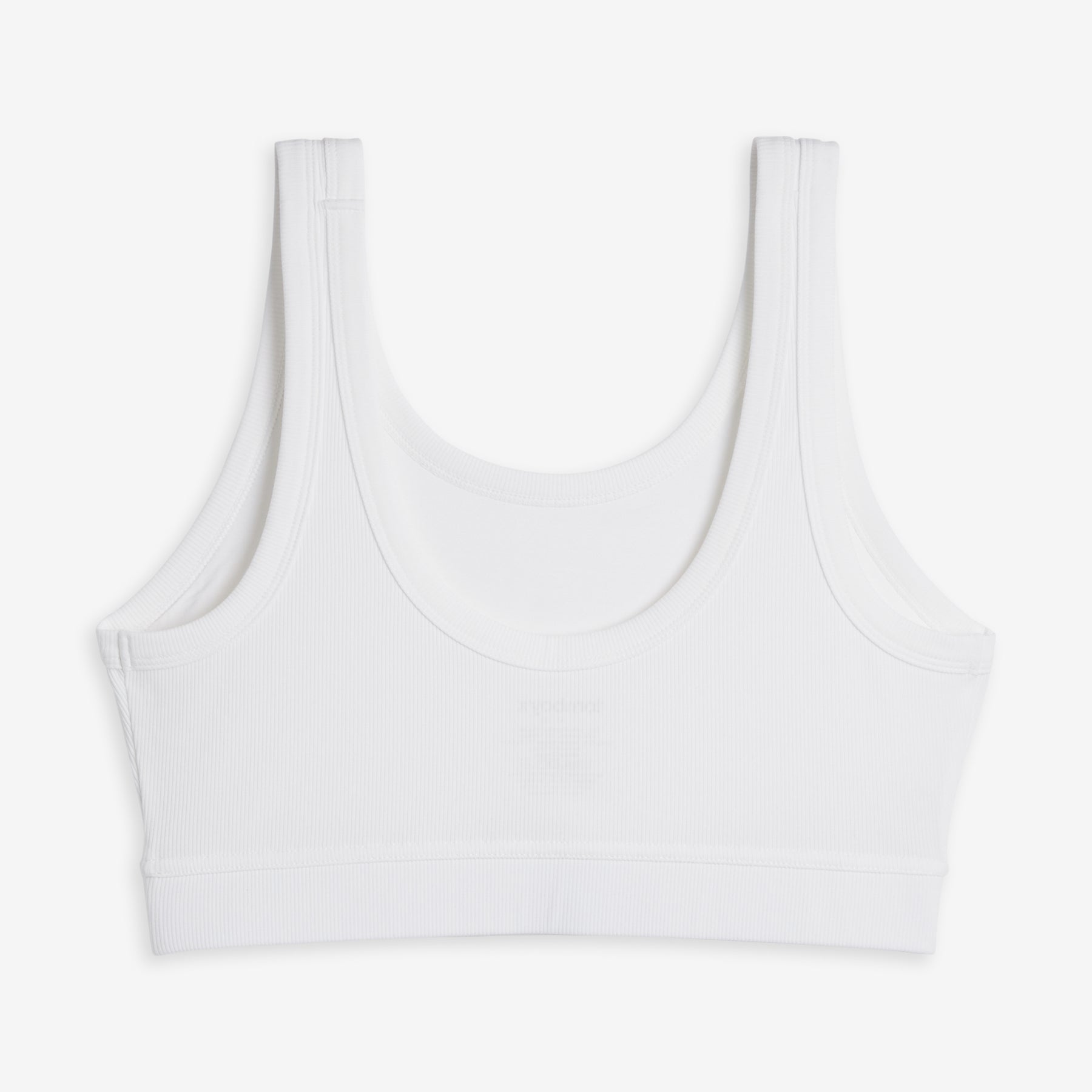 Bamboo Rib Essentials Soft Bra - Bright White