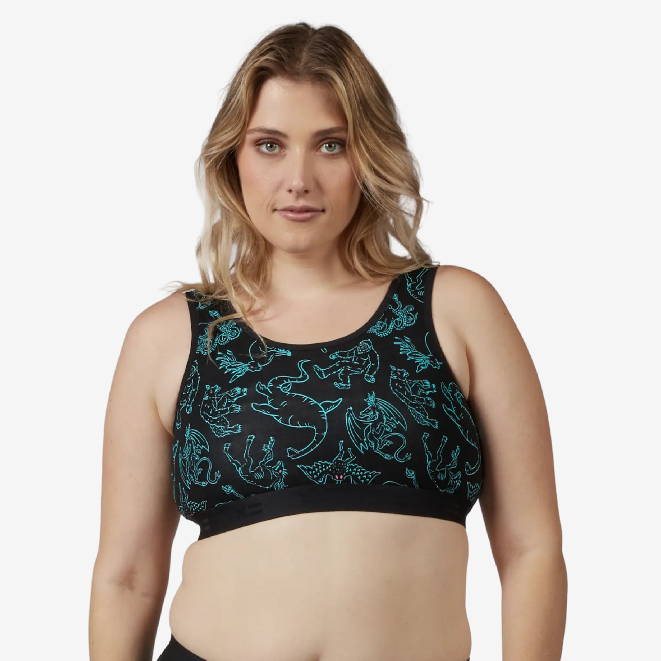 Model: Natalie is 5'11" and wears a Medium