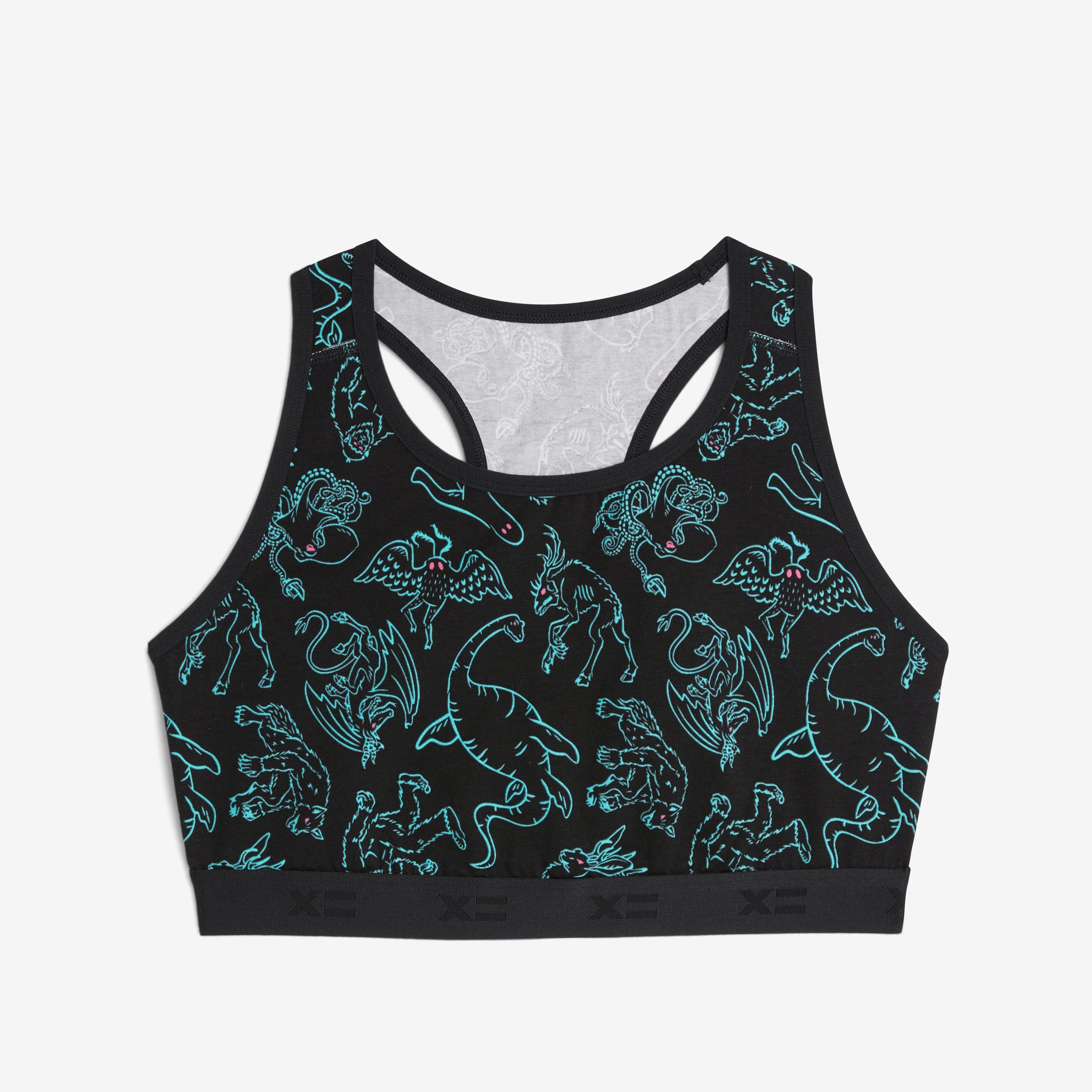 Racerback Soft Bra 3-Pack - Moonlit Mushroom