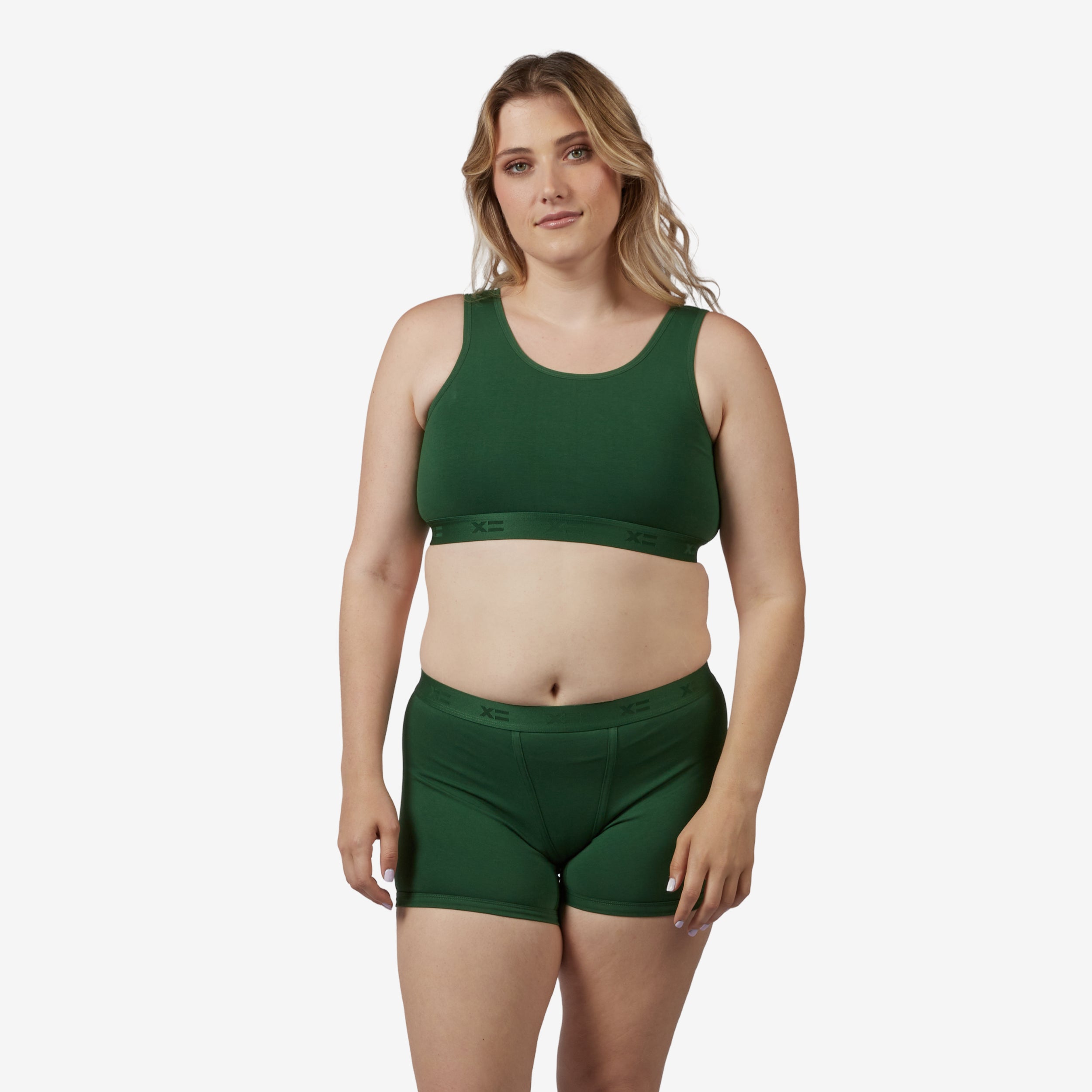Model: Natalie is 5'11" and wears a Medium