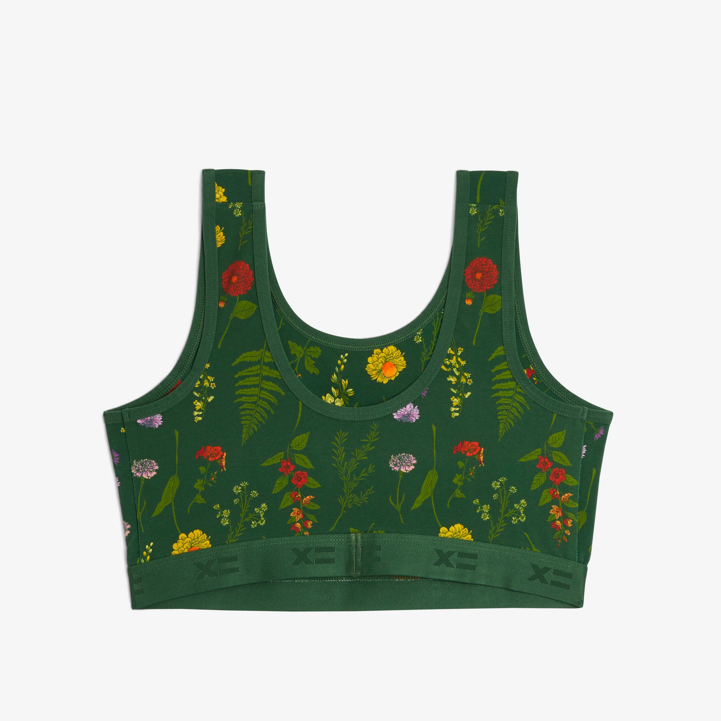 Essentials Soft Bra - Fern and Floral