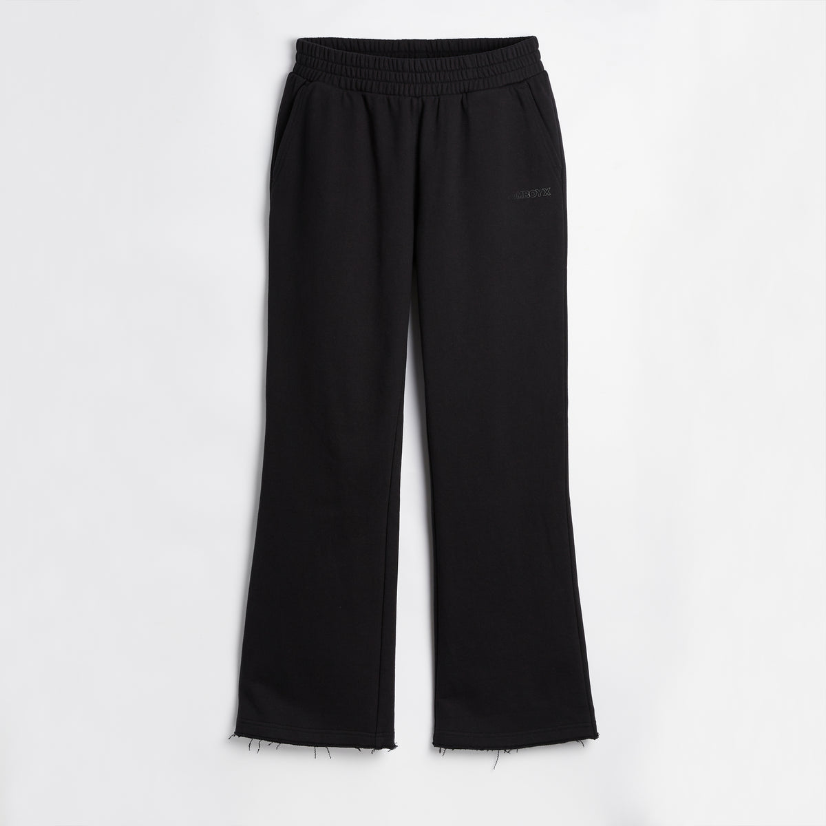 French Terry Flare Pant - Black