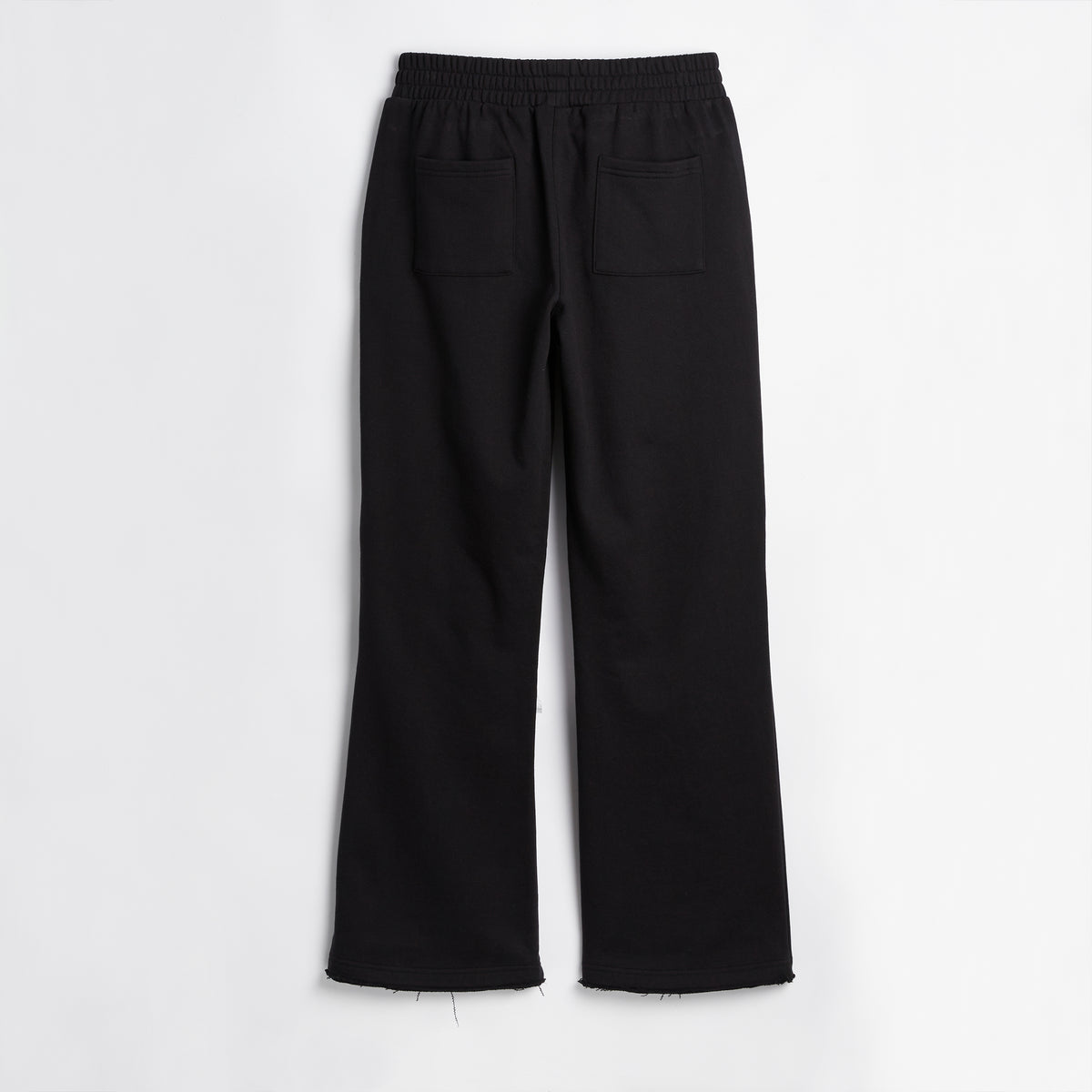 French Terry Flare Pant - Black