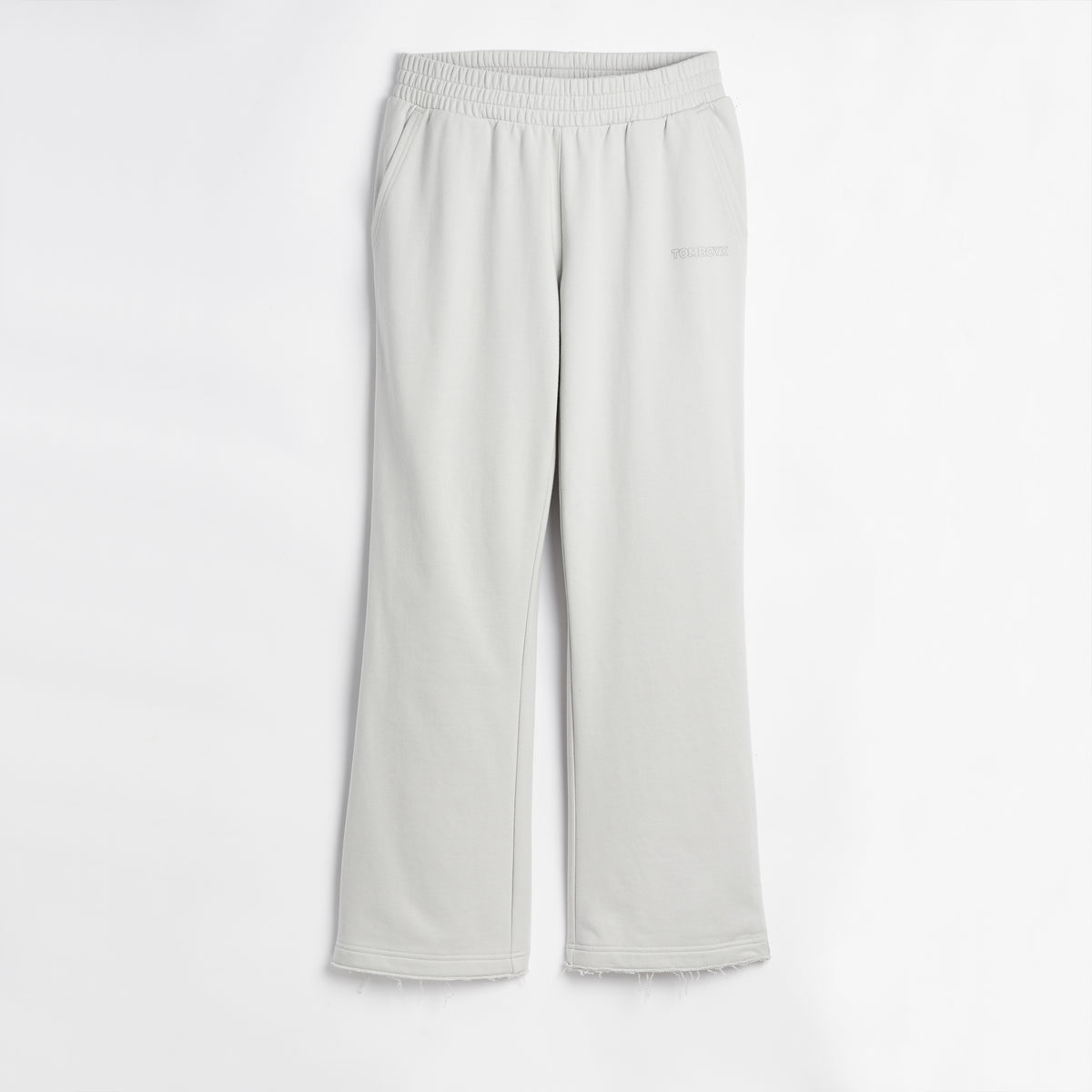 French Terry Flare Pant - Concrete Gray