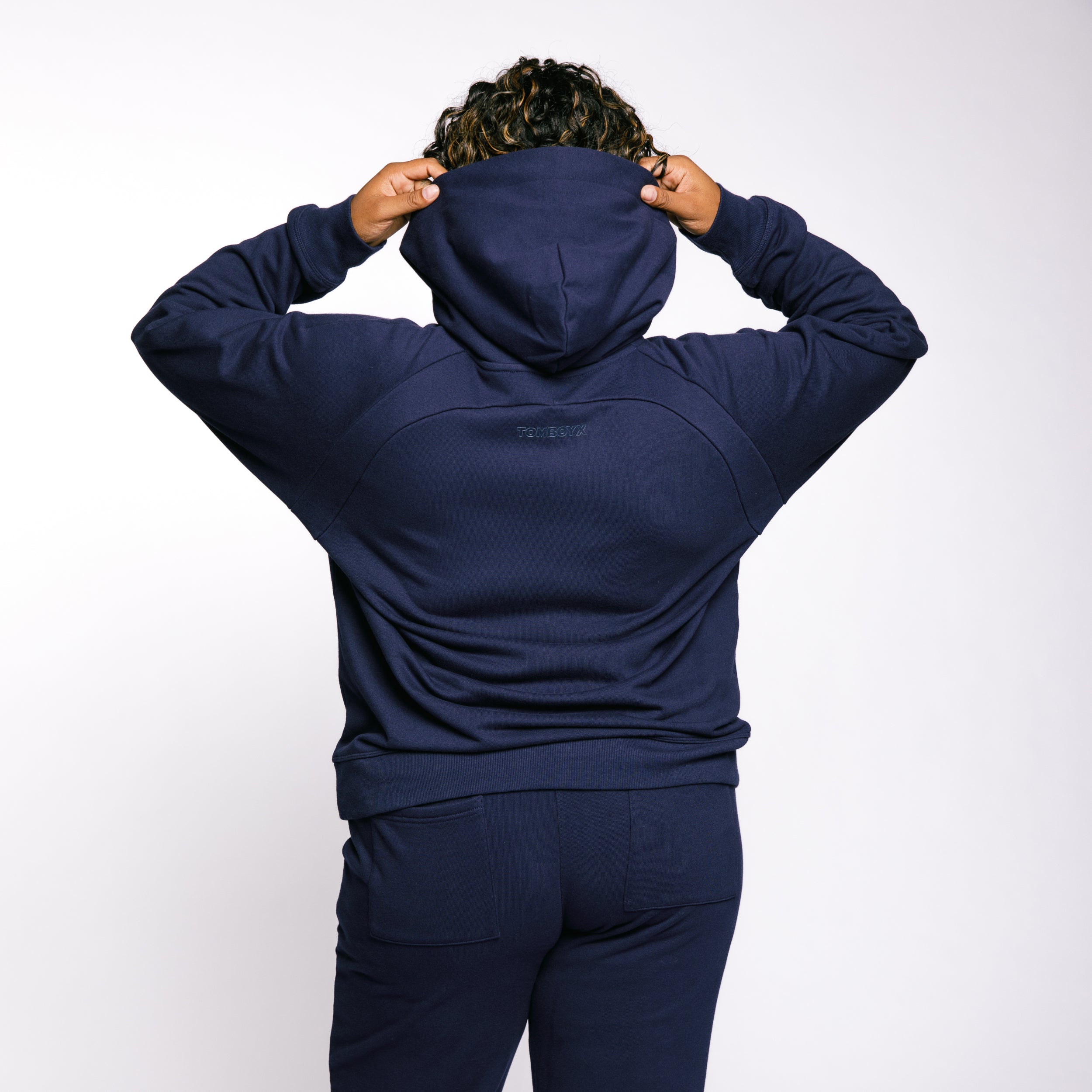 French Terry Full Zip Hoodie - Future Dusk