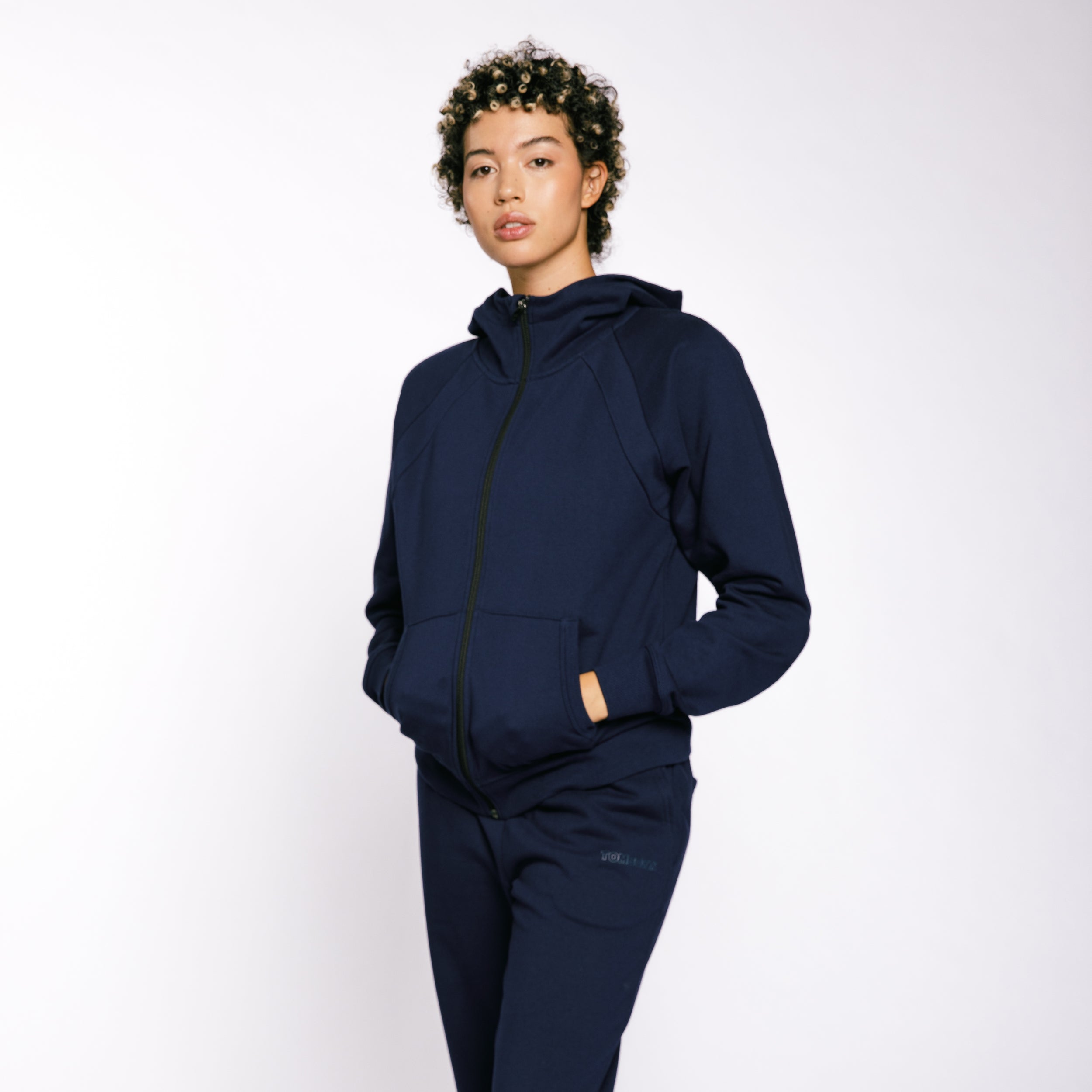 Model: Jules is 5'8" and wears a Small