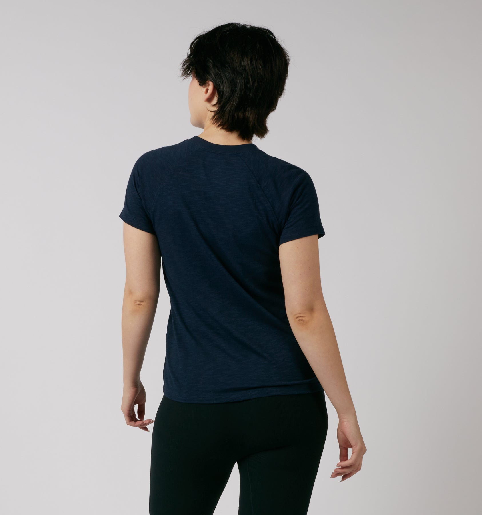 Short Sleeve Jersey Slub Raglan Tee - Future Dusk