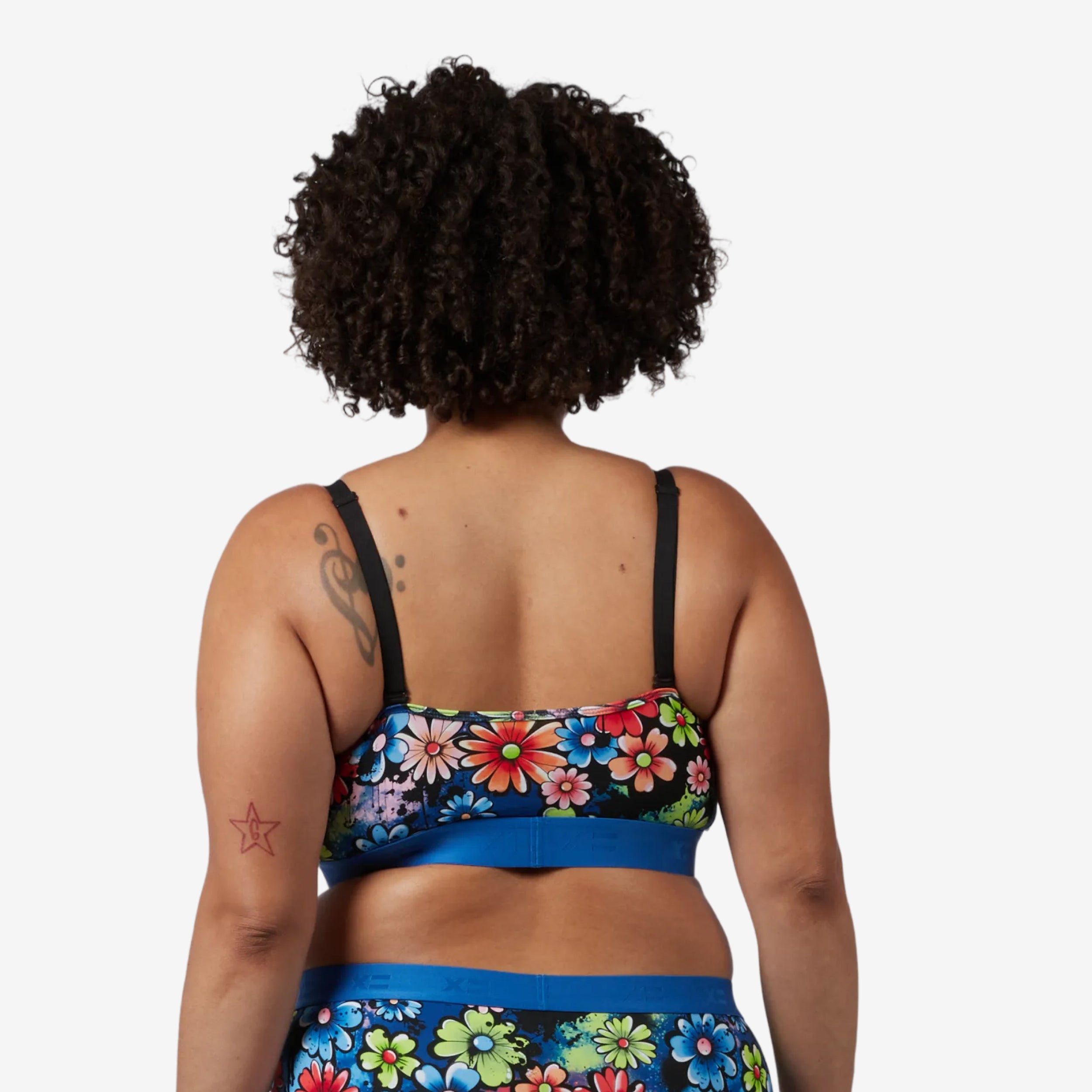 Low Cut Soft Bra - Gay Bouquet