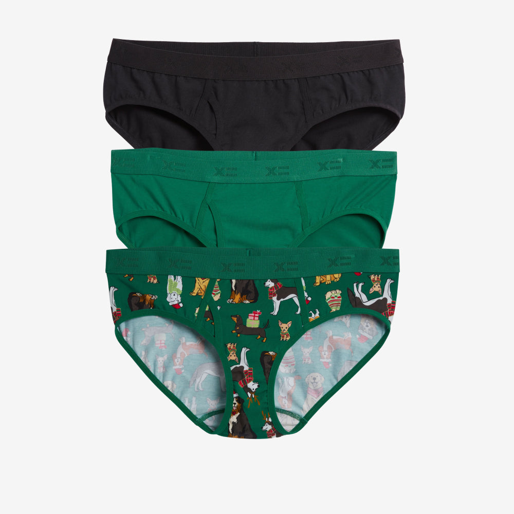 Iconic Brief 3-Pack - Jingle Paws