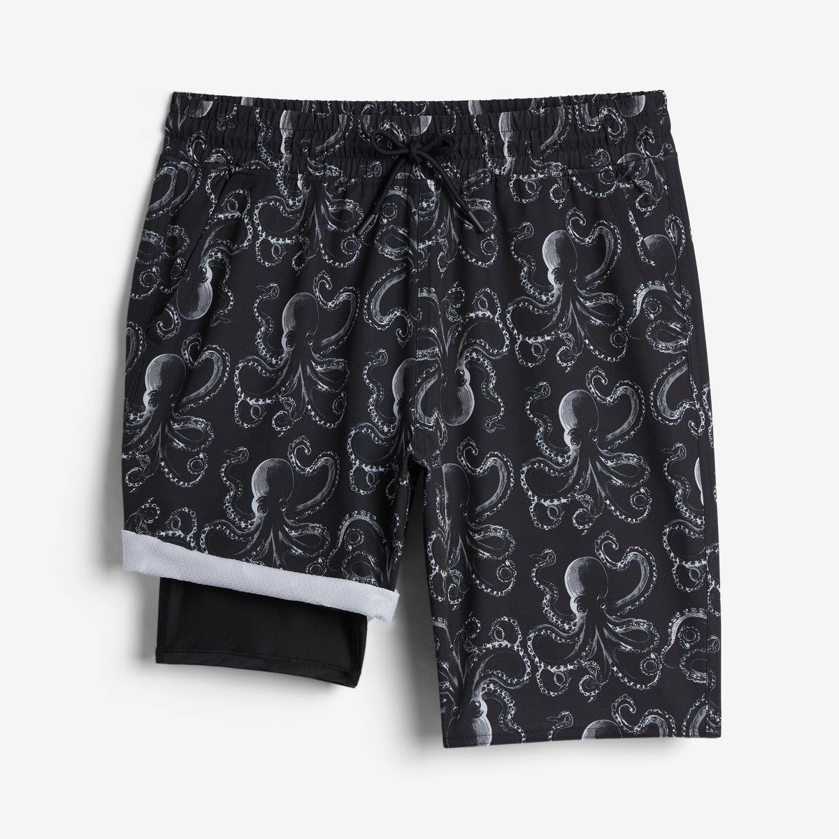 Swim 9" Lined Board Shorts Light Weight - Kraken