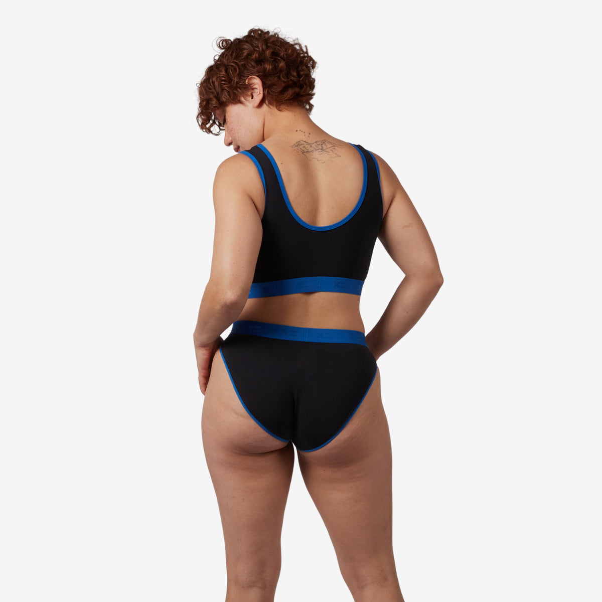 Bikini - TENCEL Modal Ink Blue Edge
